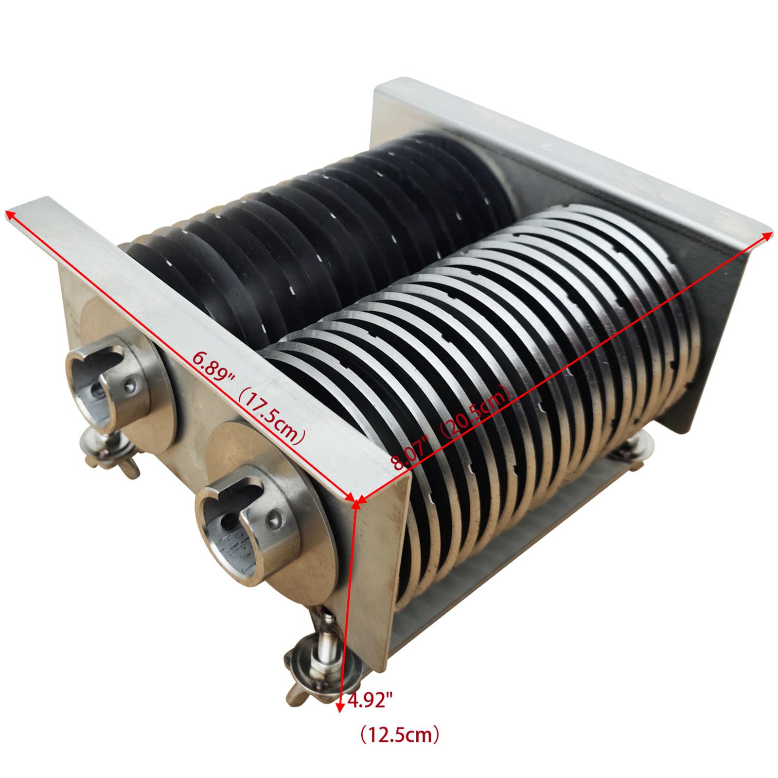 Maszynka do mielenia mięsa, komercyjna krajalnica do mięsa, krajalnica do mięsa 7mm ostrze elektryczna krajalnica do steków wieprzowych 110V 400KG/H dla sklepu mięsnego