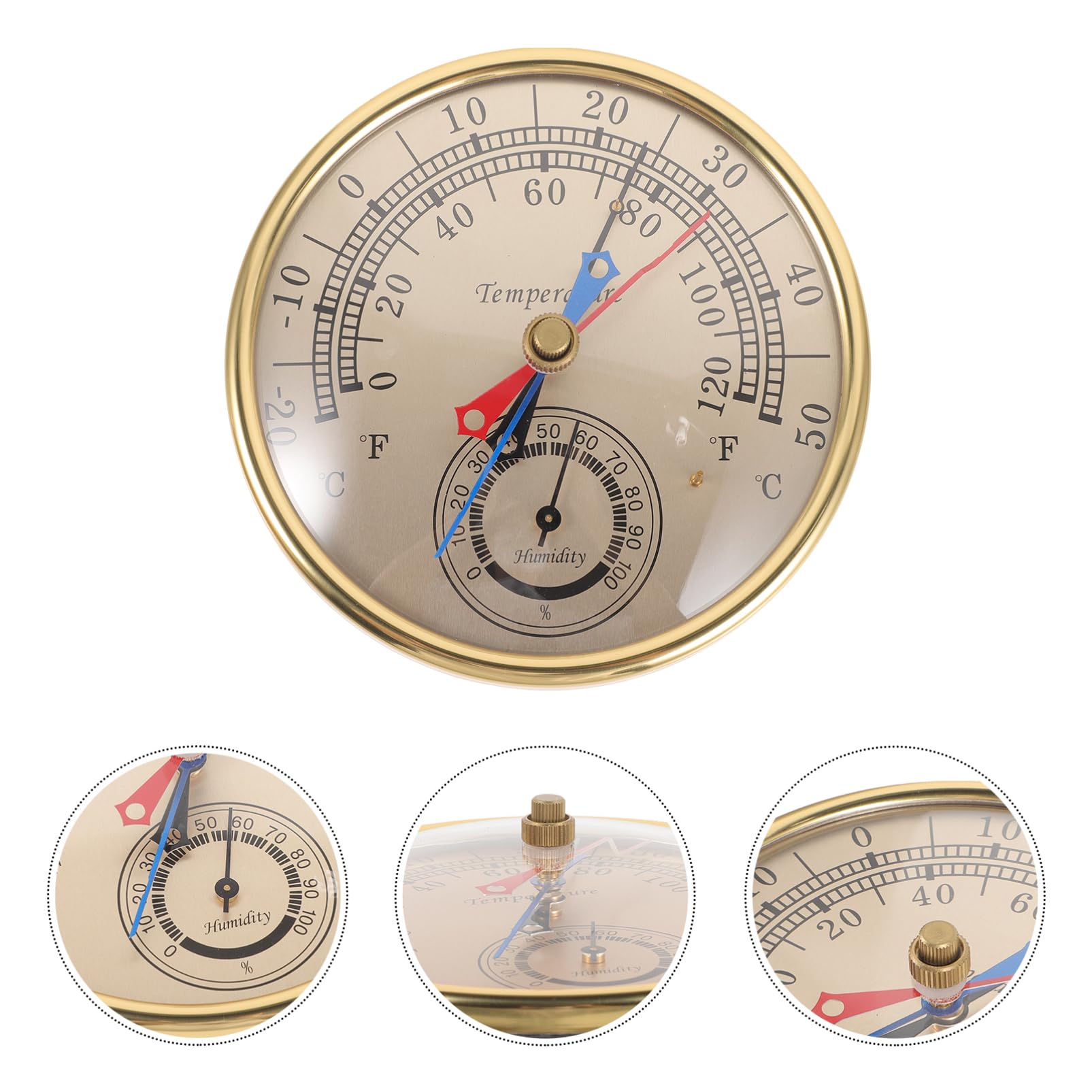 YARNOW 2 Pz Termoigrometro Termometro Di Massima e Minima Igrometro All'aperto Temperatura Esterna Temperatura Casa Meteorologica Stazioni Meteorologiche Termometri Plastica