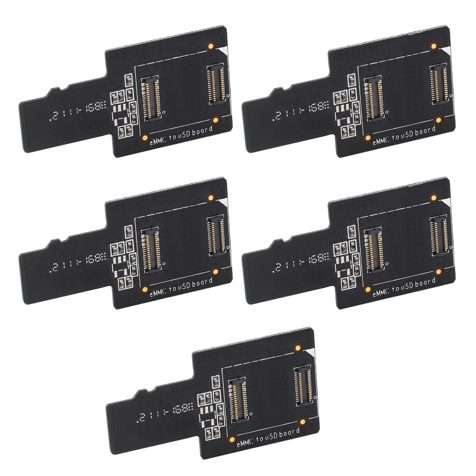 EMMC To USD Board, Accurate Interface 5 Pcs EMMC To USD Adapter Produce Intermittent Images for Industrial