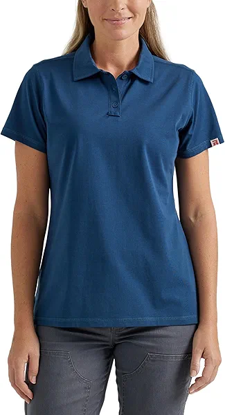 Wrangler Womens Women's Performance Knit Polo Shirt