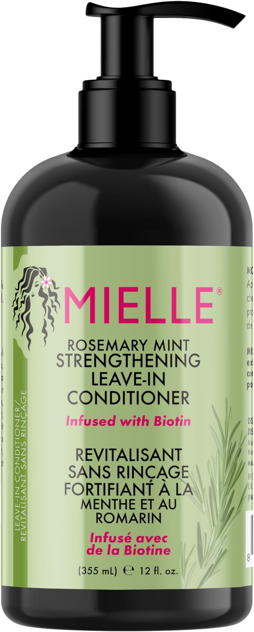 Rosemary Mint Strengthening Leave-in Conditioner, 355 ml (Pack of 1)