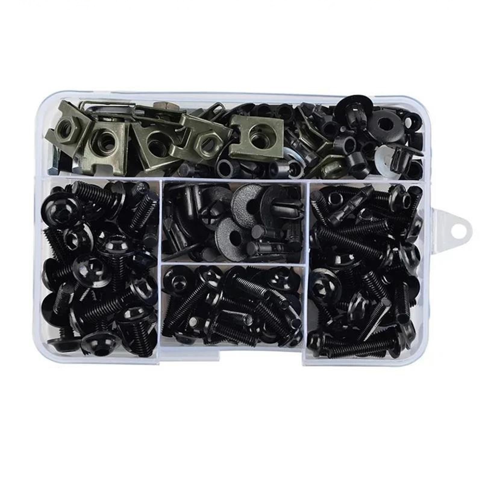 ZWBHNB Screws Kit Motorcycle Fairing Bolts For H&onda CRF1000L CRF1100L AFRICA TWIN CRF 1000L 1100L ST1100 PAN EUROPEAN ST1300 Bolt Screw Fairing Bolt Kit(BLACK)