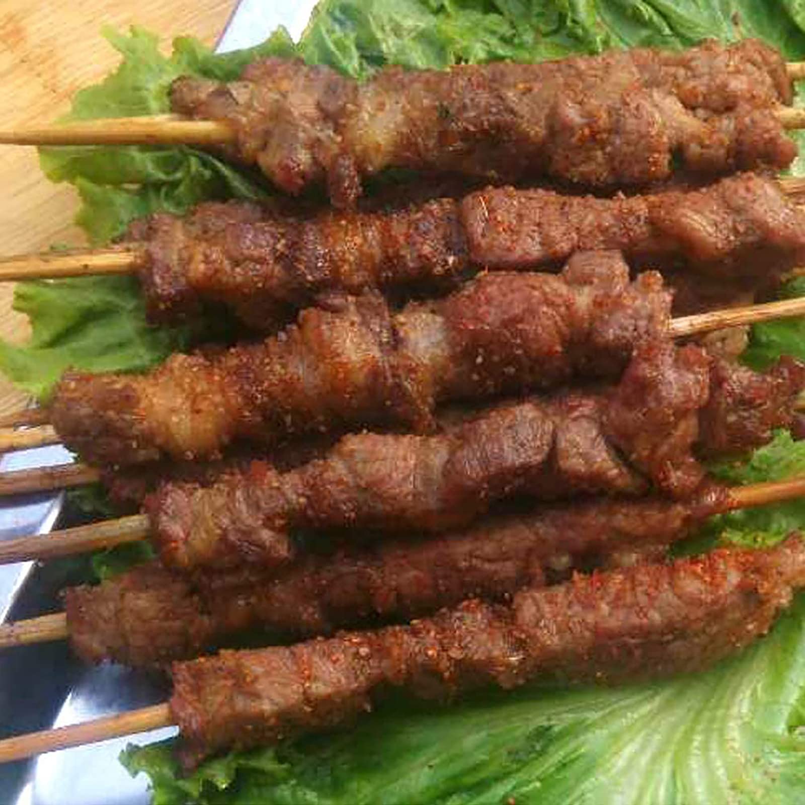 ACiyD BBQ Skewer Meat Maker Meat Skewer Tool Kebab Making Box, Kebab Maker Grill, BBQ Meat Skewer Maker Box Tool Reutilizable para Exteriores, Piezas de Repuesto para Barbacoa