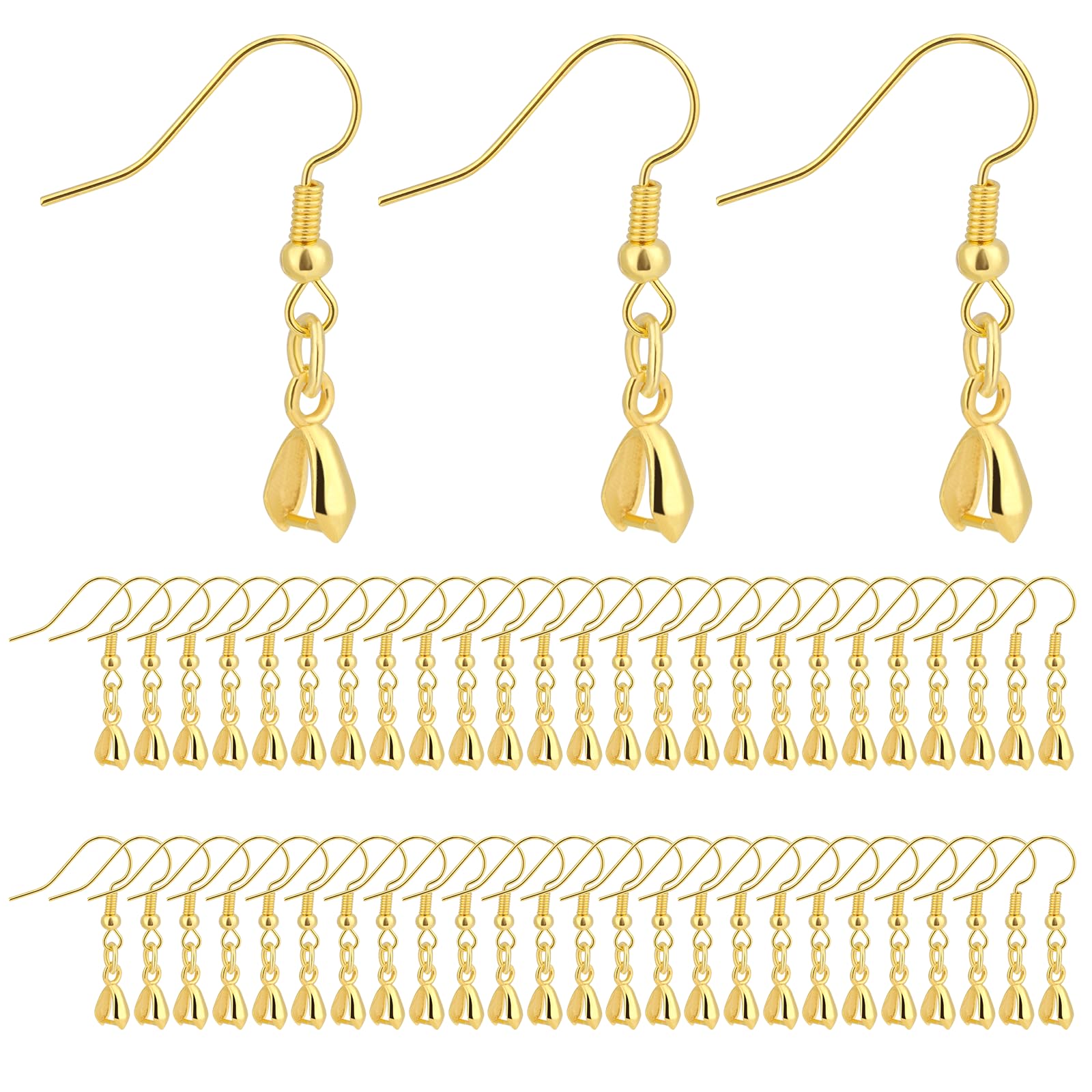 Ohrringhaken Achen Set, 100 Stück 925 Sterling Sil Produktbild-Vorschau 9