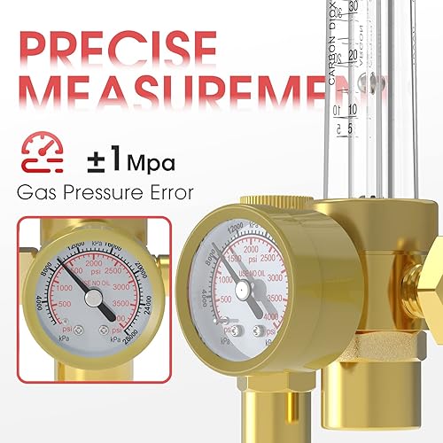 Miniatura 2 de Yeswelder Soldadura de soldadura de medidor de flujo de gas de medidor de flujo de Mig Tig de argónCO2