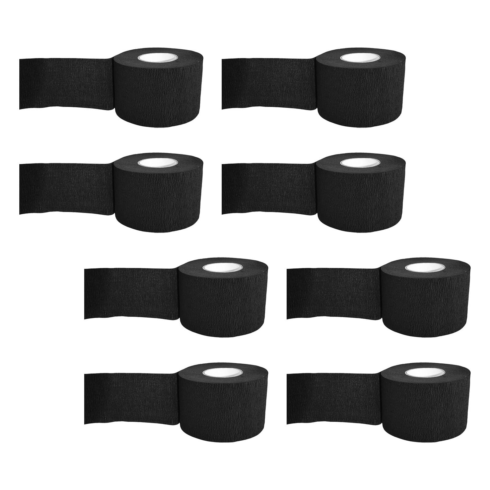 COLLBATH 8piezas Pañuelo de Papel para Cortar el Pelo Bandas Cuello de Barbero Protector de Cuello para Corte de Cabello Tiras Desechables para Peluquería y Spa