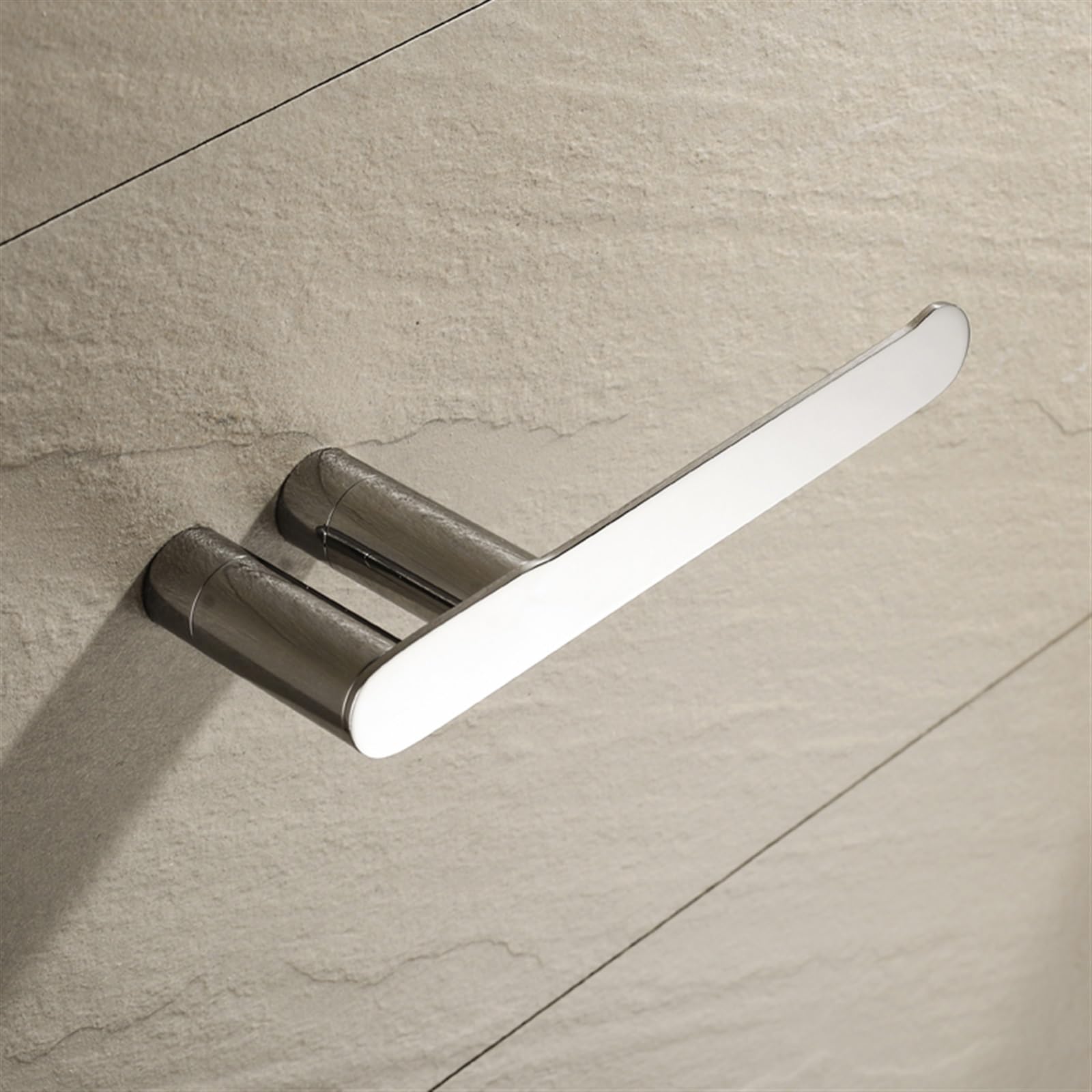 Stały uchwyt na papier toaletowy, Stainless Steel Wall Mounted Toilet Paper Holder For Bathroom Kitchen(2 Pcs)