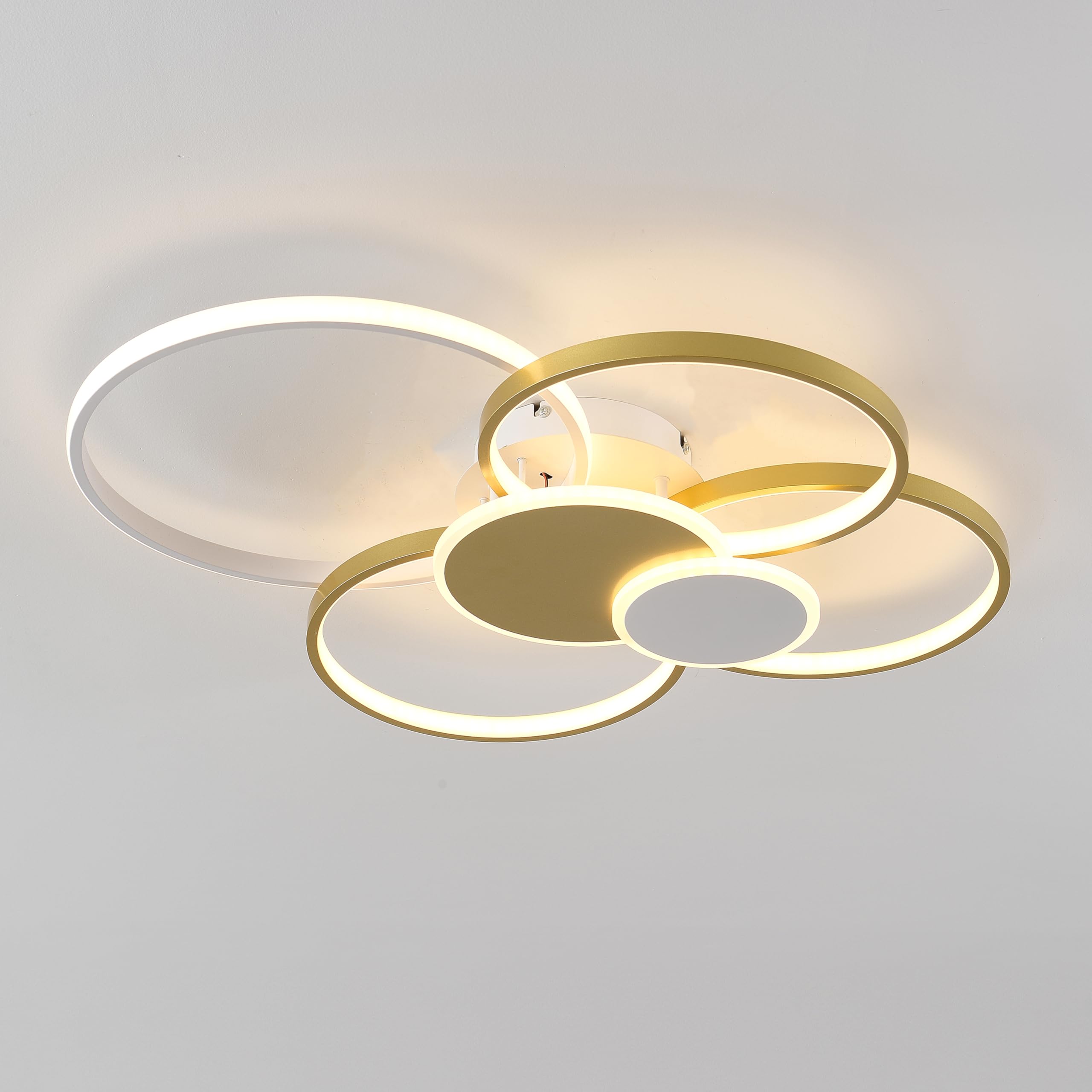 WSXEDC LED Deckenleuchte - 80 Cm, Dimmbar, Mit Fernbedienung, Für Wohnzimmer & Schlafzimmer
