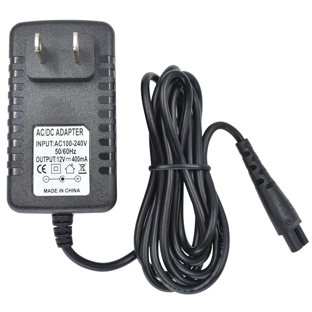 Replacement Charger for Remington Shaver F5-5800 F7800 F5800 F5790 F4790 R5150 R6130 R-6150 MS2-390 MS3-2700 MS680 R9100 Electric Razor Trimmer PA1204N Power Cord