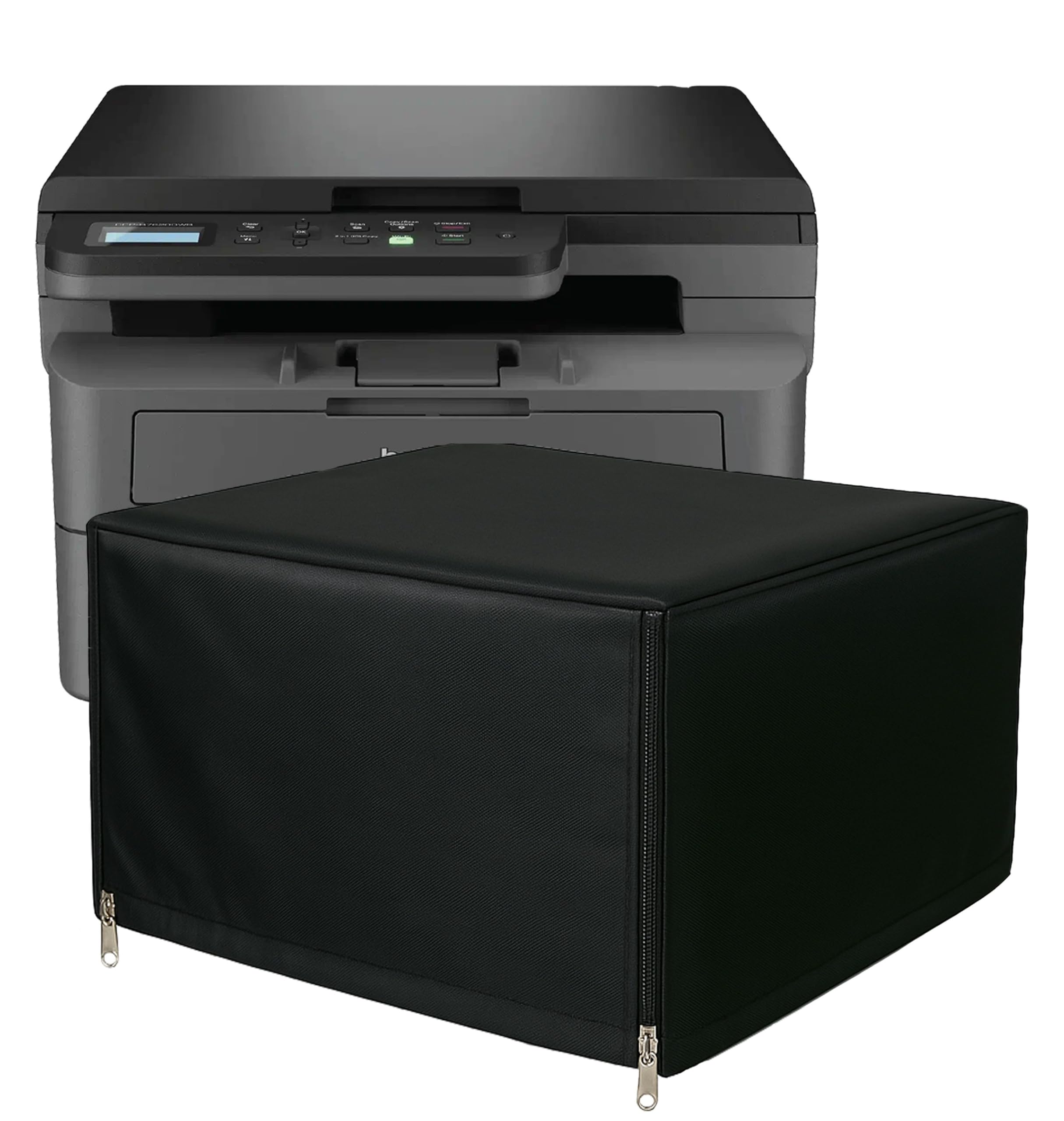 VONBAER Chain Printer Cover Compatible with Brother DCP-B7600DB – Dustproof & Washable Protective Cover, Laser Printer Size, Black-picture-15