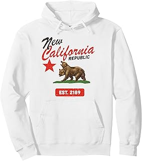Fallout New California Republic Flag Est 2189 Video Game Pullover Hoodie