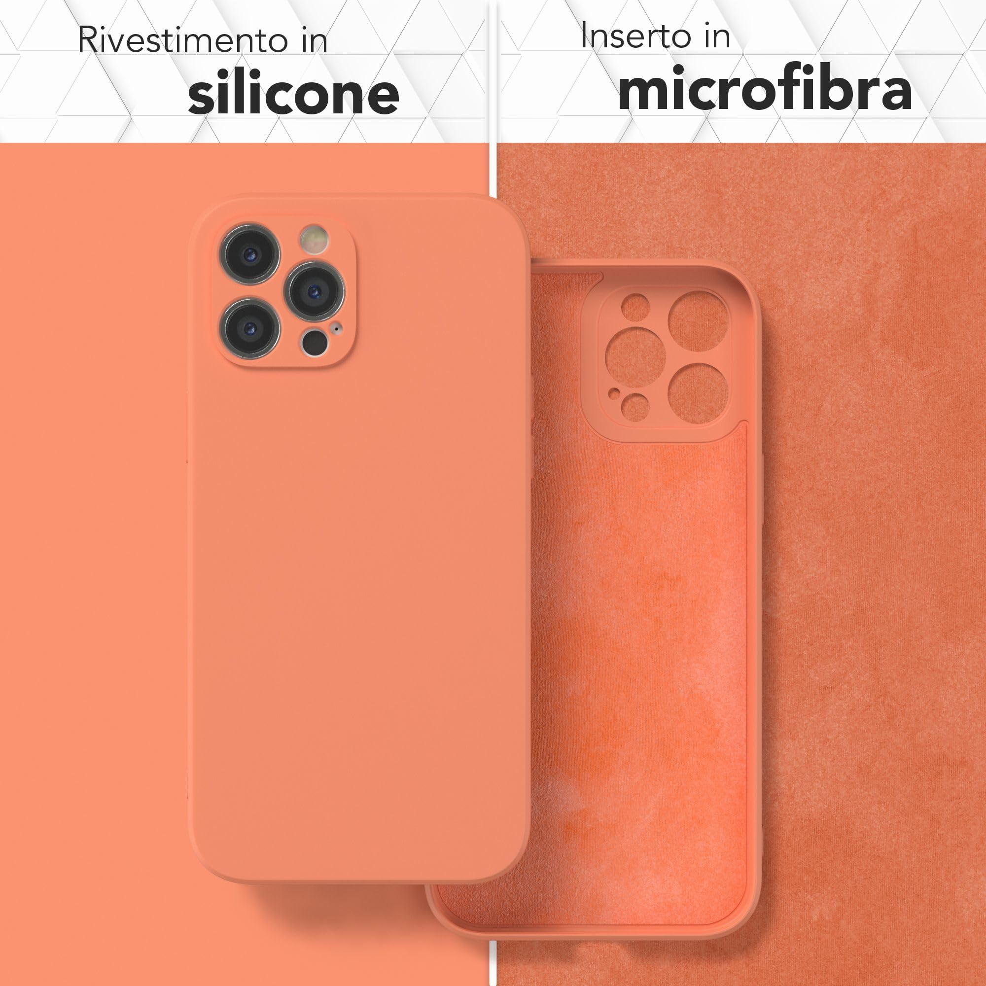 Custodia EAZY CASE In Silicone Per IPhone 12 Pro Max – Marrone Antico, Con Protezione Fotocamera E Bumper - 2