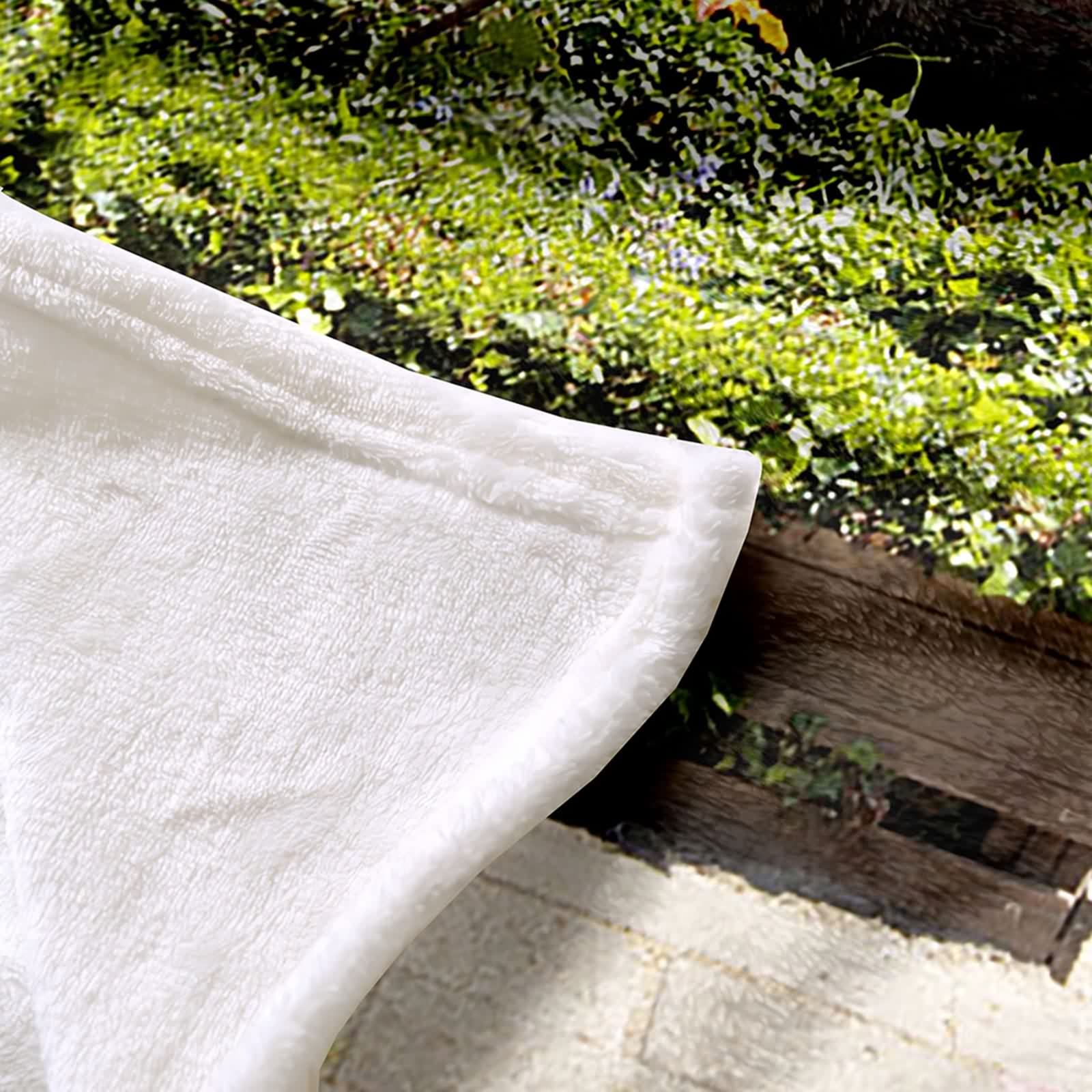 Couverture flanelle 180x221 anti froid pour lit et canapé