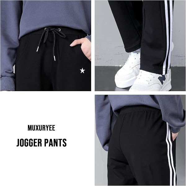 [Muxuryee] ジャージ レディース 下 ゆったり トレーニングパンツ 速乾 ヨガパンツ カジュアル 九分丈 - 2