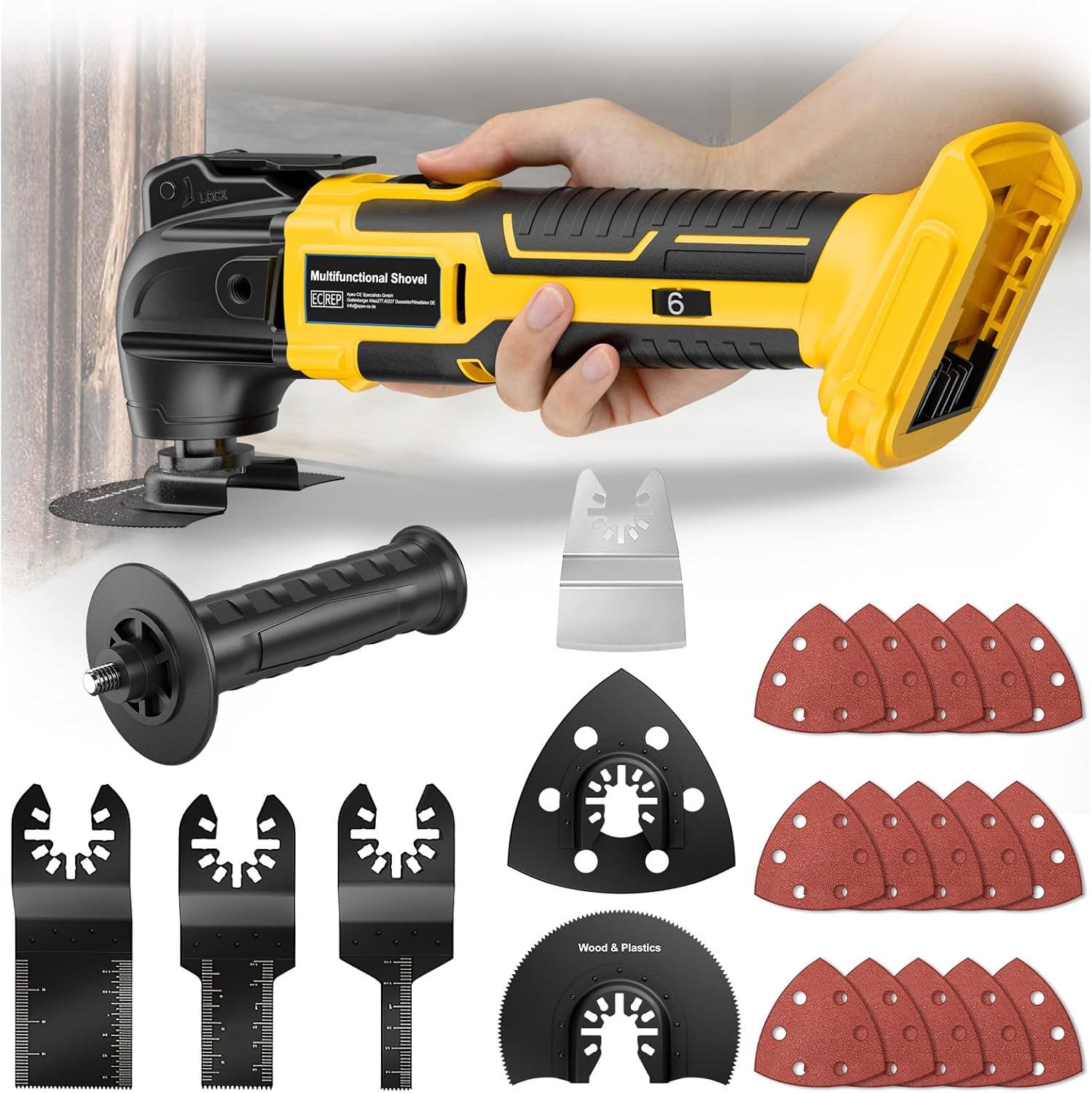 Cordless Oscillating Tool for Dewalt 20V Battery