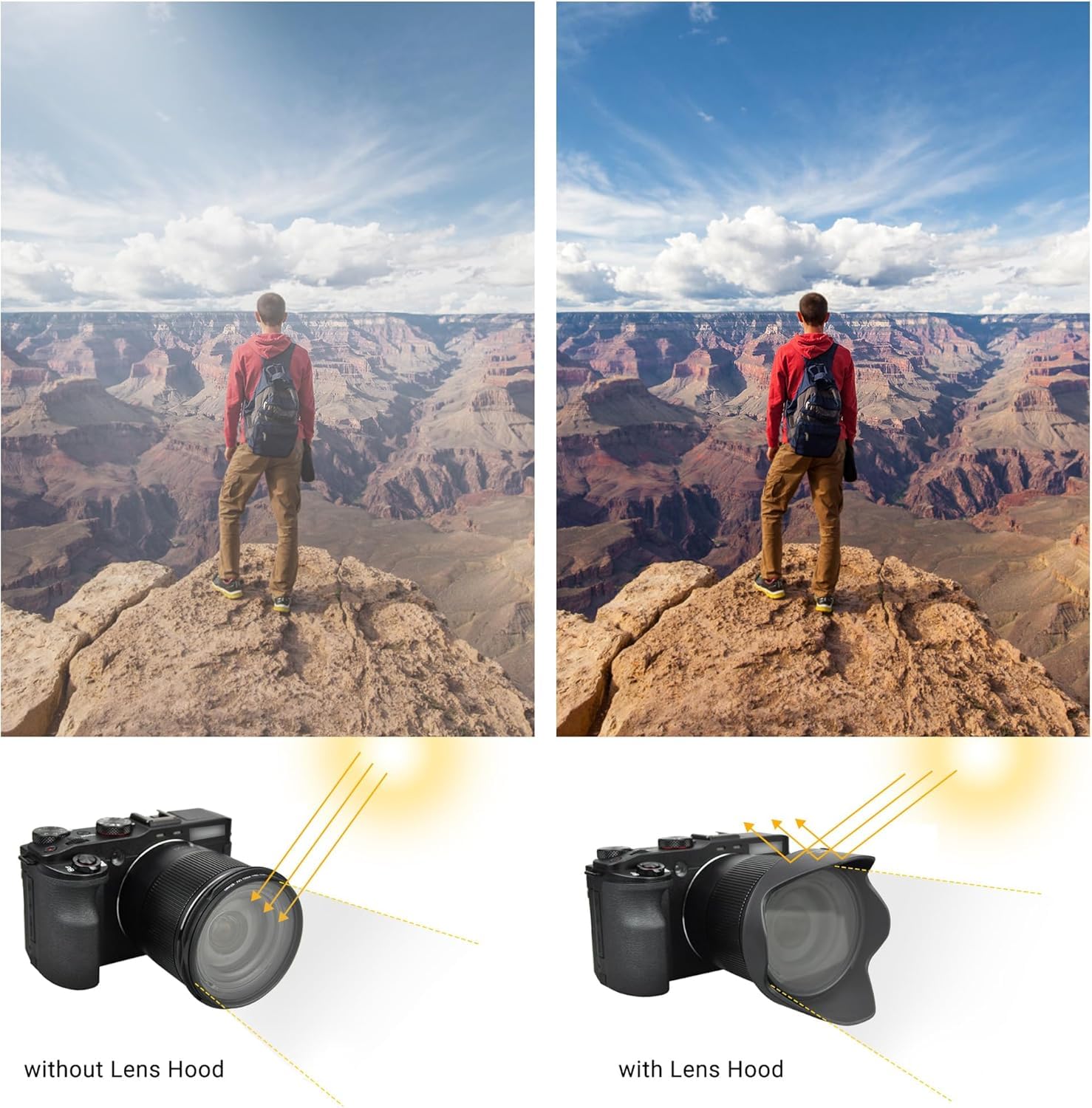 Amazon | JJC 可逆式レンズフードと67mmフィルターアタブターリンク