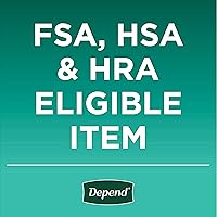 Vista 8 de Depend Fresh Protection Adult Diapers, Incontinence Underwear for Men, Disposable, Maximum, Large, Grey, 28 Count, Packaging May Vary