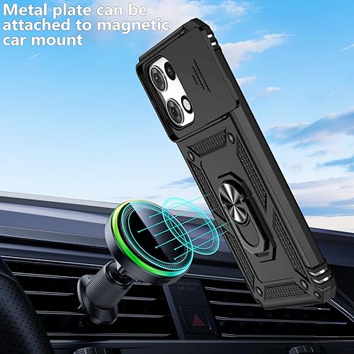 Miniatura 7 de Funda para Motorola Moto G Play 2026, Moto G 2026, Moto G 2025 con Protector de Pantalla de Vidrio Templado, Cubierta de Lente de Cámara Integrada y