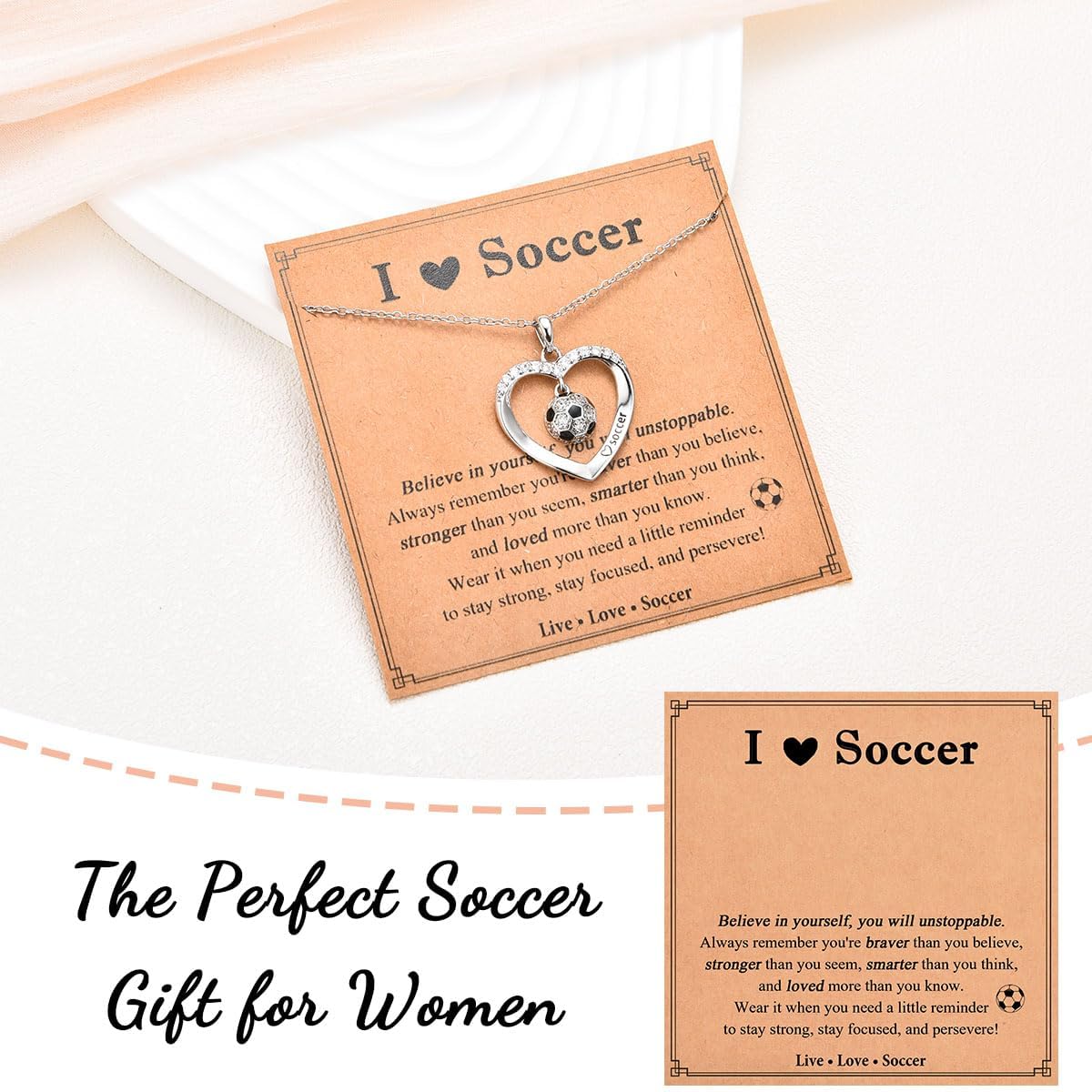 GULICX Volleyball Softball Soccer Necklace for Women Girls, Christmas Birthday Sports Accessories Jewelry Gifts for Her - Image 3