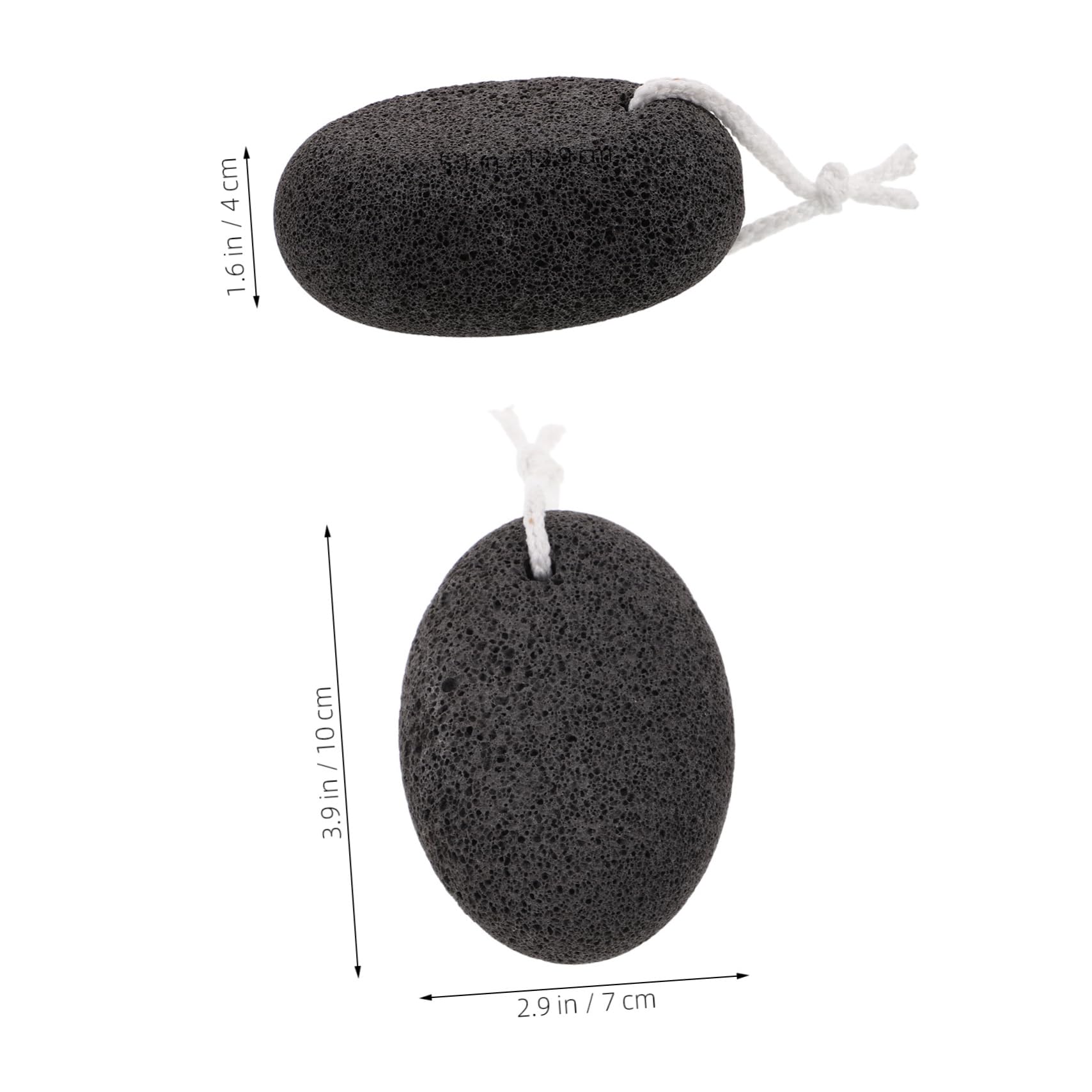 BESTYASH Foot Exfoliator Tool 3pcs Natural Pumice Stone Lava Pedicure Tools Scraper for Hard Skin Foot Care