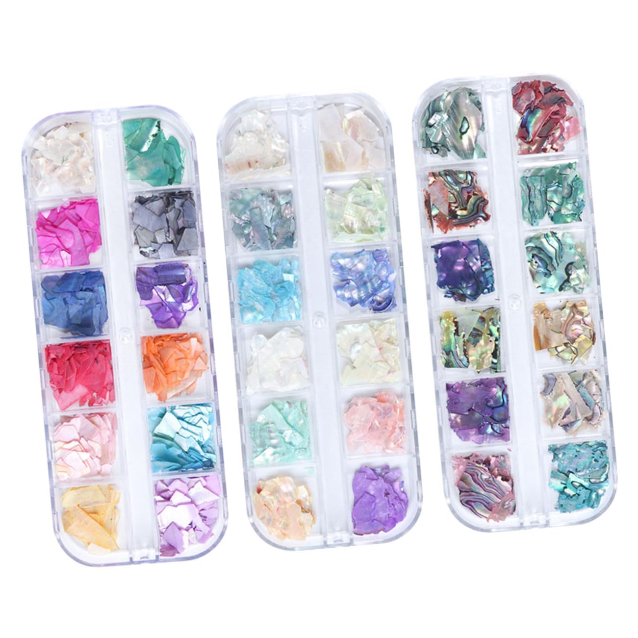 Didiseaon 3 Set Toppa Glitterata Per Unghie Punte Per Trapano Per Unghie Fascino Fiocco Decorazioni Unghie Decorazioni Per Unghie Accessori Chiodatrice Decorazione Delle Unghie 3 Scatole*3