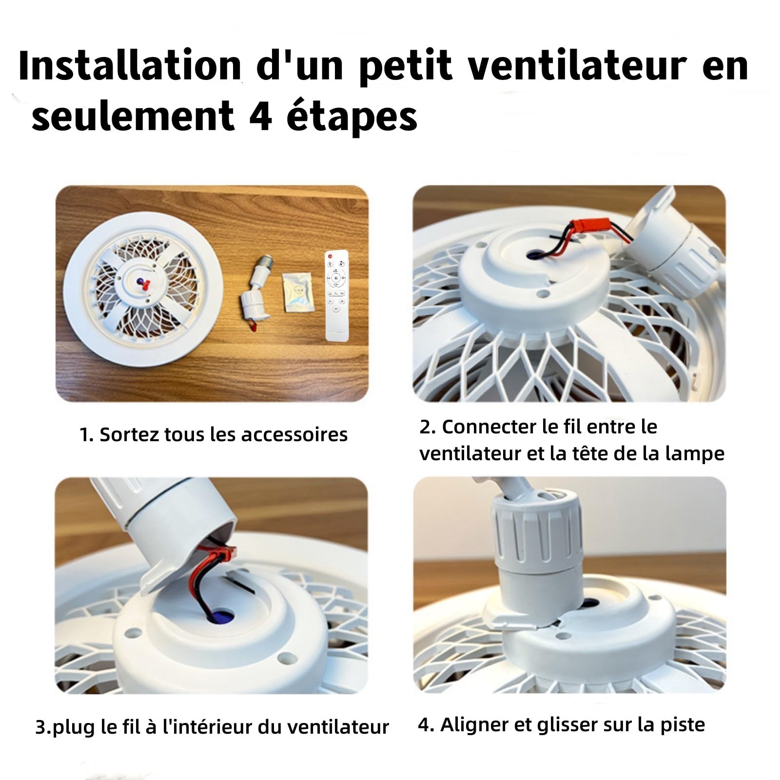 Ventilatore da Soffitto Con Luce,OKSANOventilatore Da Soffitto Con Telecomando,Ventilatore Silenzioso Soffitto,E27 Plafoniera LED A Dimmerabile,3velocità,Temporizzabile