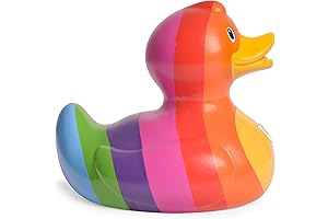 Rainbow Bud Deluxe Rubber Duck