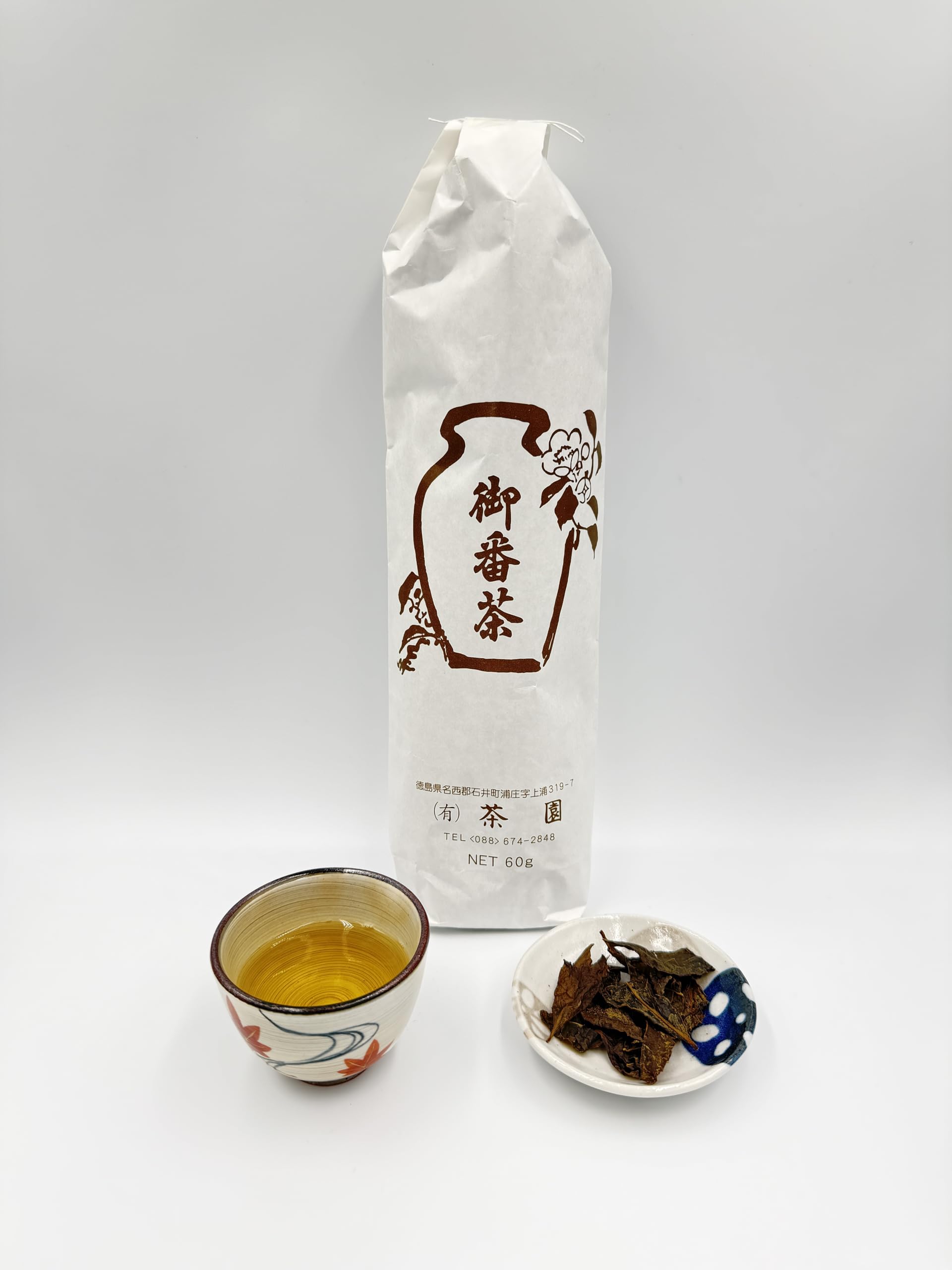 Amazon.co.jp: 乳酸菌後発酵茶 徳島 茶園 御番茶 60g×2個セット