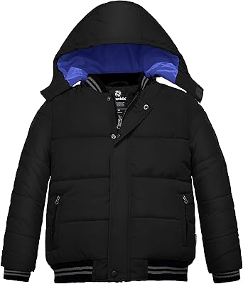 boys black puffer jacket