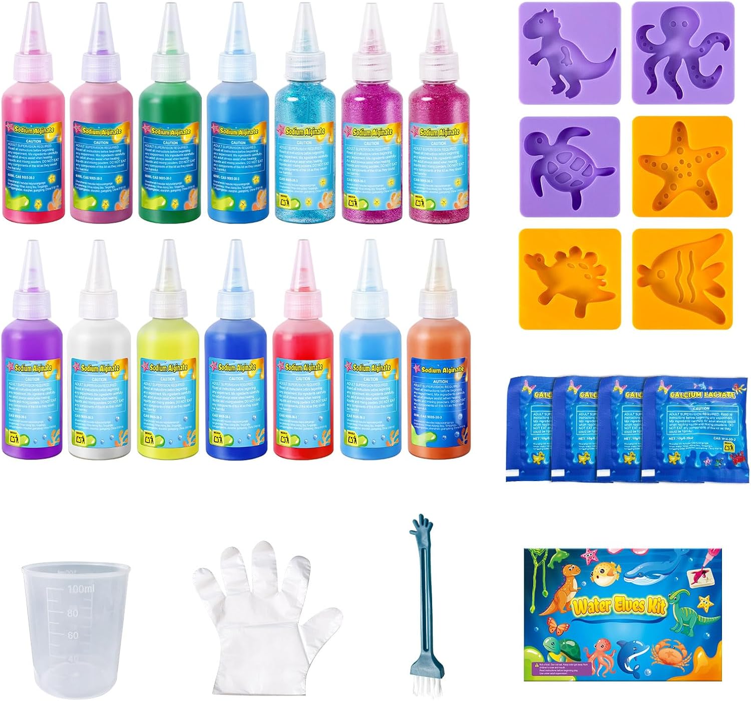 Kacwsoay Magic Water Elf Toy Kit - 14 Colors Toys Crafts Birthday Gifts for Boys and Girls Age 5 6 7 8 9 10 11 12