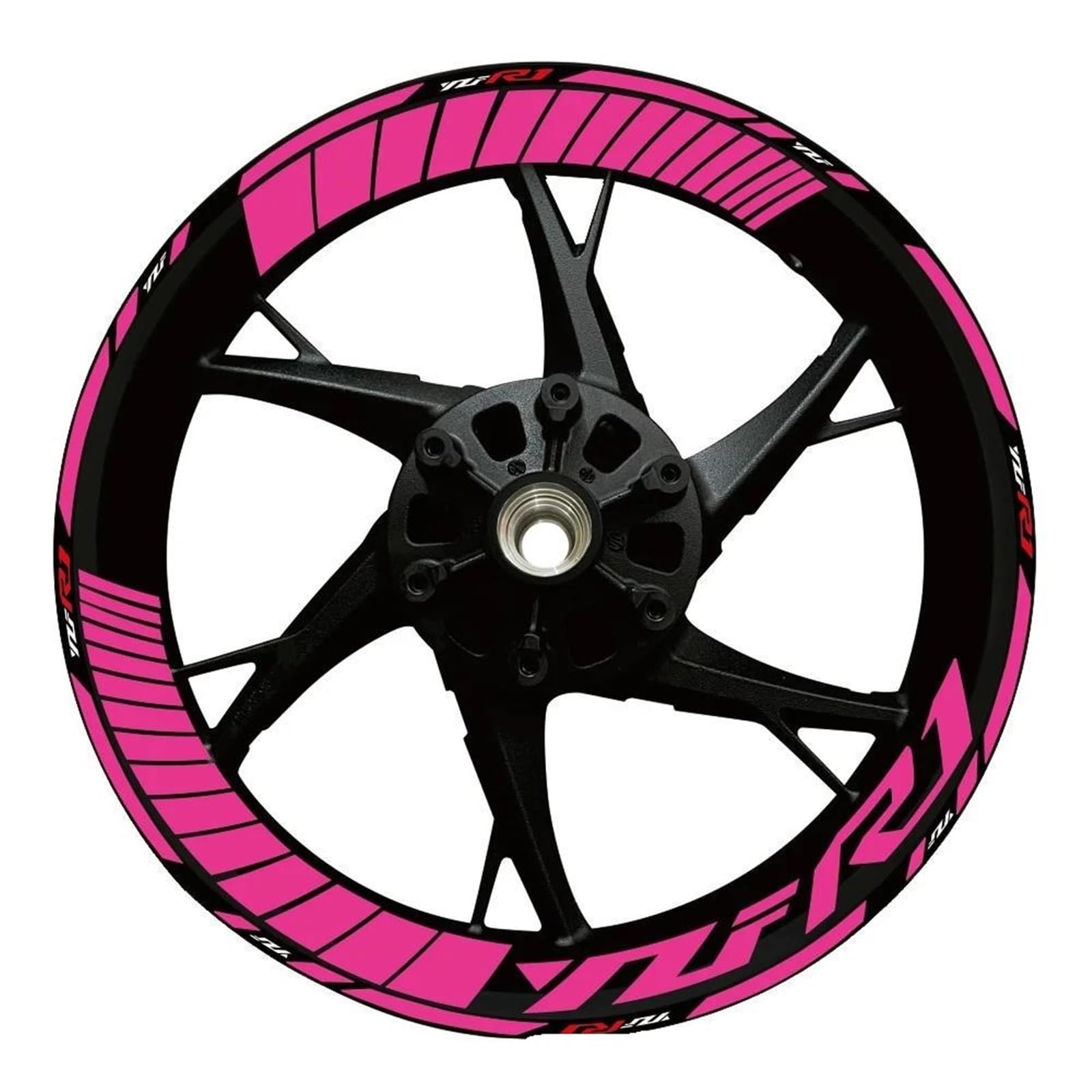Wheel Stickers Motorcycle Reflective Wheel Decal for YZF R1 YZFR1 YZF-R1 Hub Stickers Rim Protector Kit Rim Reflective Decal