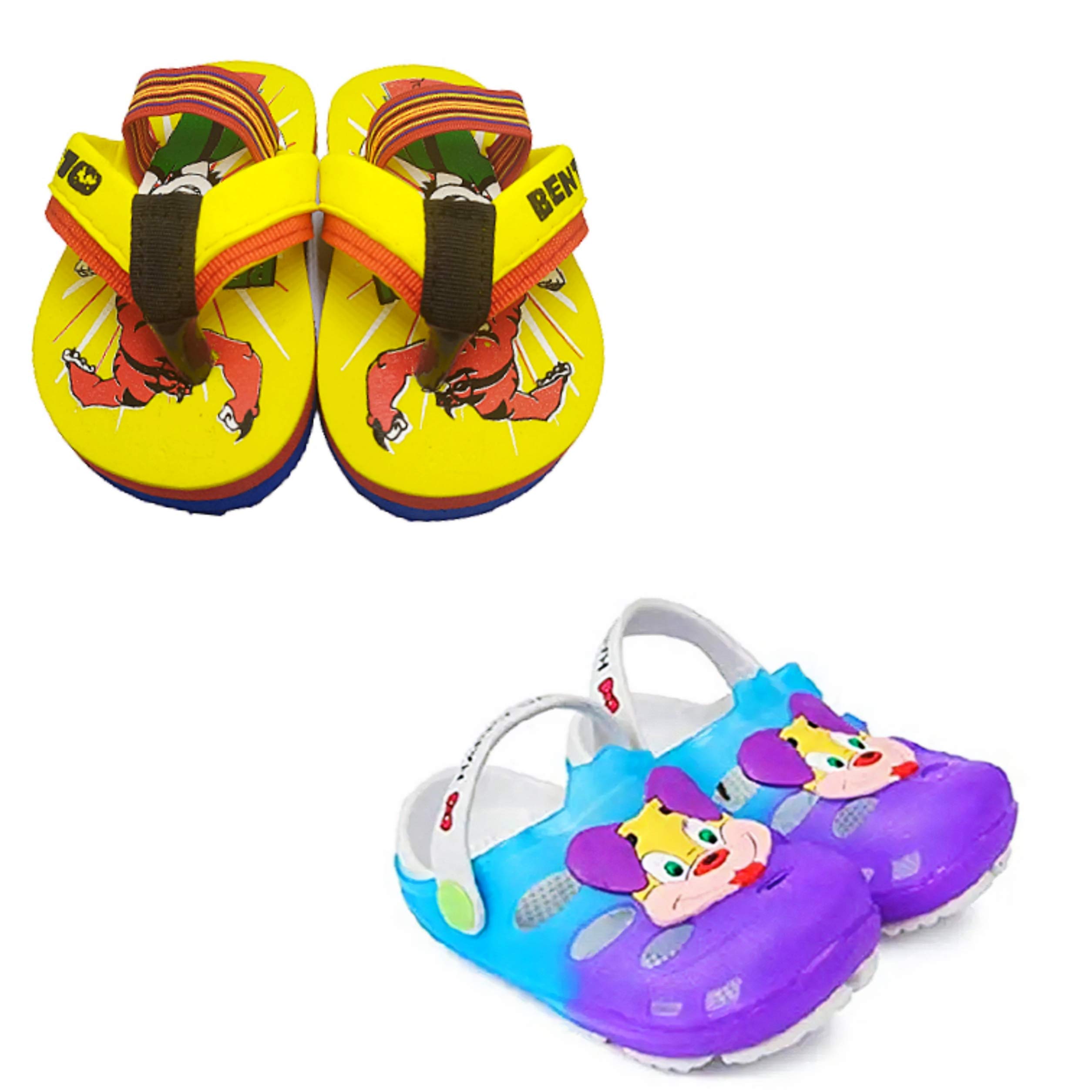 BOOMER CUBS Multicolour LED Clogs and FLIP Flops Combo for unisex-child (2_Point_5_Years) (B08KBS1CW1) Amazon Price History, Amazon Price Tracker