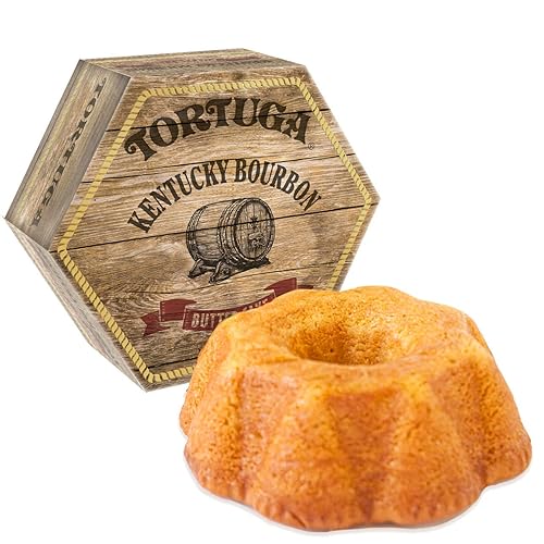 TORTUGA Kentucky Bourbon Butter Cake - 32oz Cake - The Perfect Premium Gourmet Gift for Stocking Stuffers, Gift Baskets, and Christmas Gifts - Great Cakes for Delivery - Kentucky Bourbon - 32 Ounce (Pack of 1)