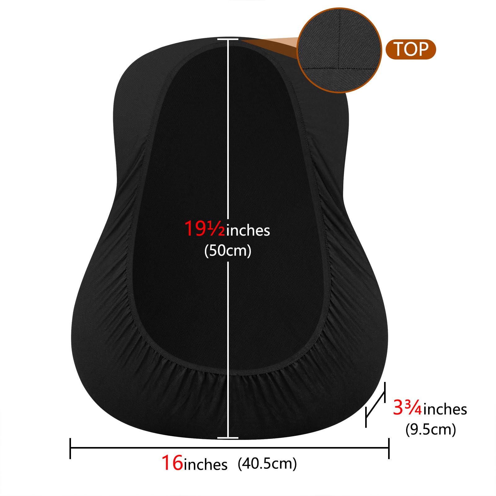 Funda para Guitarra Musiin de Tela elástica negra, Funda Antipolvo portátil para Guitarra clásica.