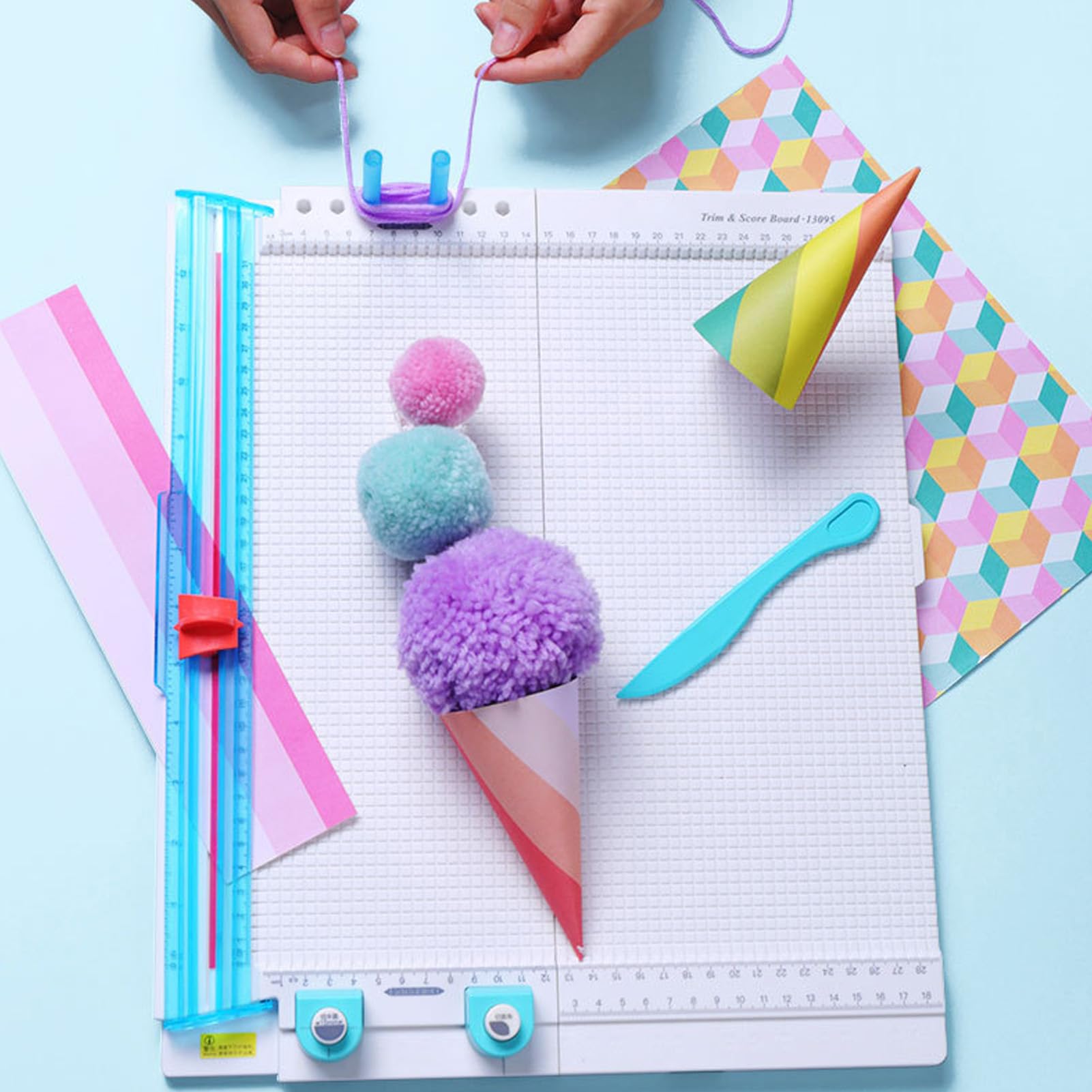 Generic Papierschneider Zum Beschneiden und Bewerten von Kartons, Umschlägen und Karten für Bastler und Künstler