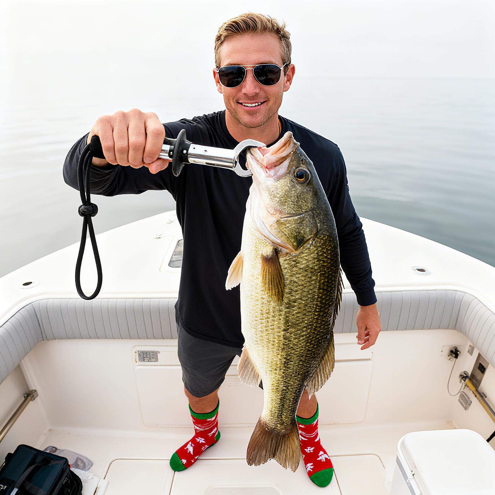 Calendario de Adviento de Pesca 2025, 24 Días Navidad Calendario de Adviento Único Hombres con Regalos de Tema de Pesca — view 7