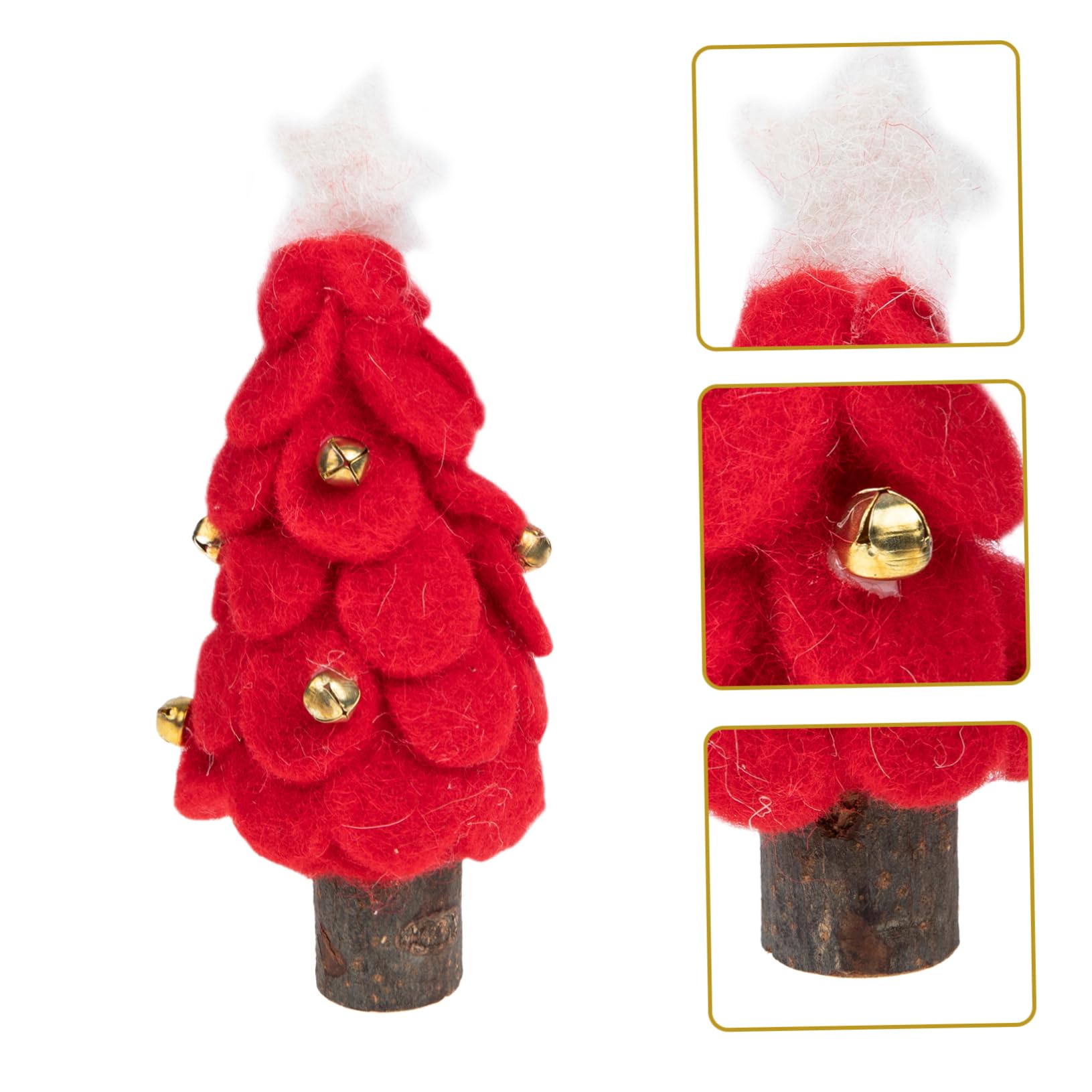 RLKHXBS dekoracje świąteczne dekoracje domu dla domu wystrój stołu wystrój domu mały filcowy ół filcowy świąteczna dekoracja blatu Xmas Tree Model pulpit Dzień Pamięci