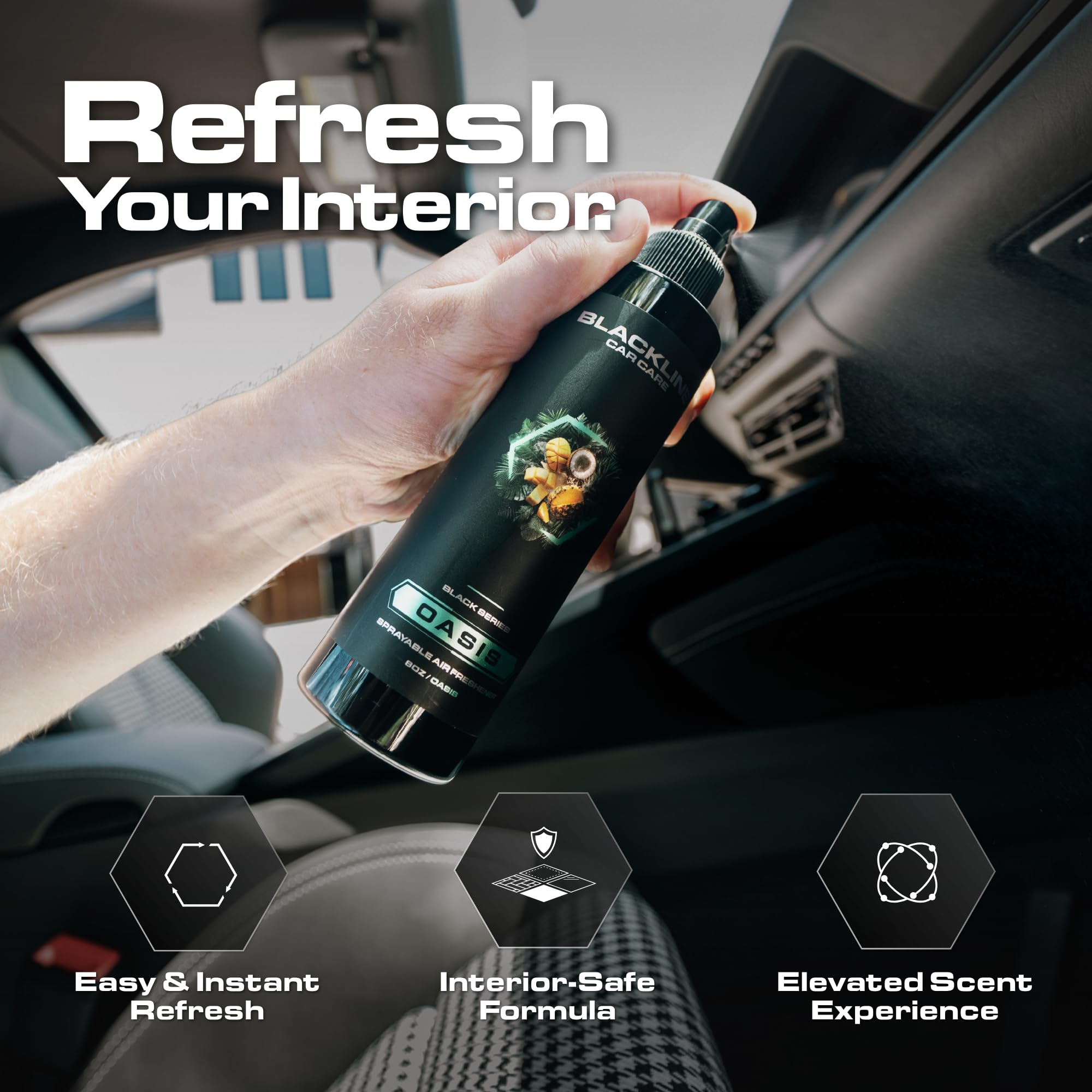 Amazon.com: Blackline Ocean Breeze Car Air Freshener Spray - Cool