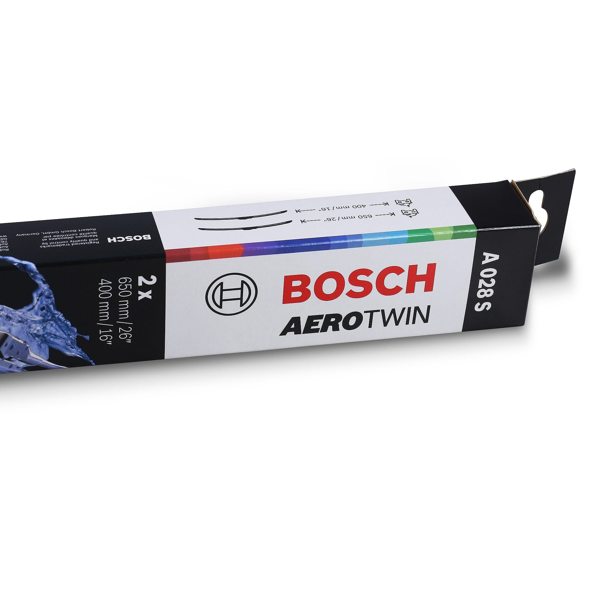 Tergicristalli Bosch Aerotwin Am466s Lunghezza 650mm380mm 1 Set Per Parabrezza Anteriore