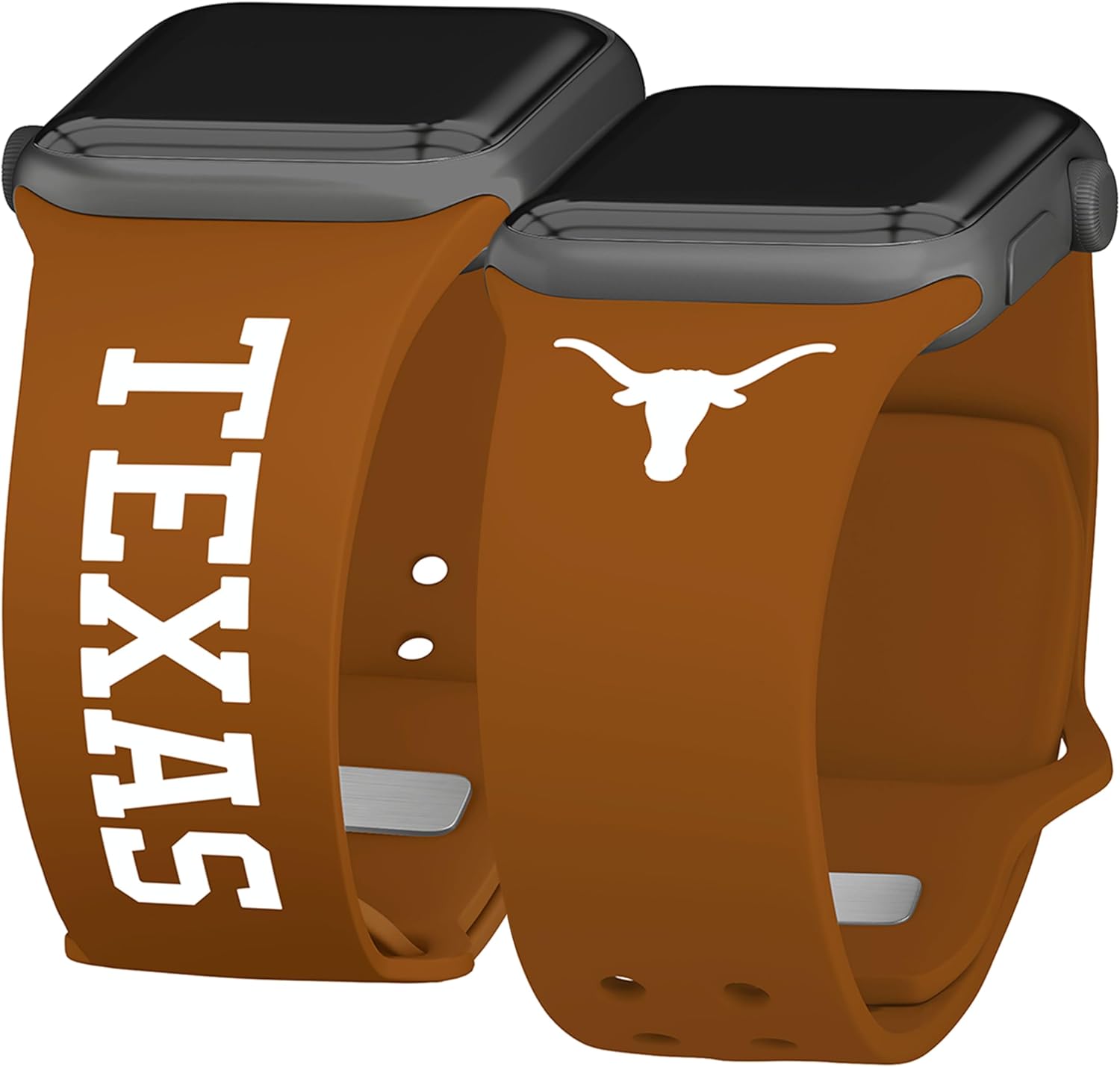 Affinity Bands Texas Longhorns HD NCAA Watch Band Compatible with Apple Watch - All Series