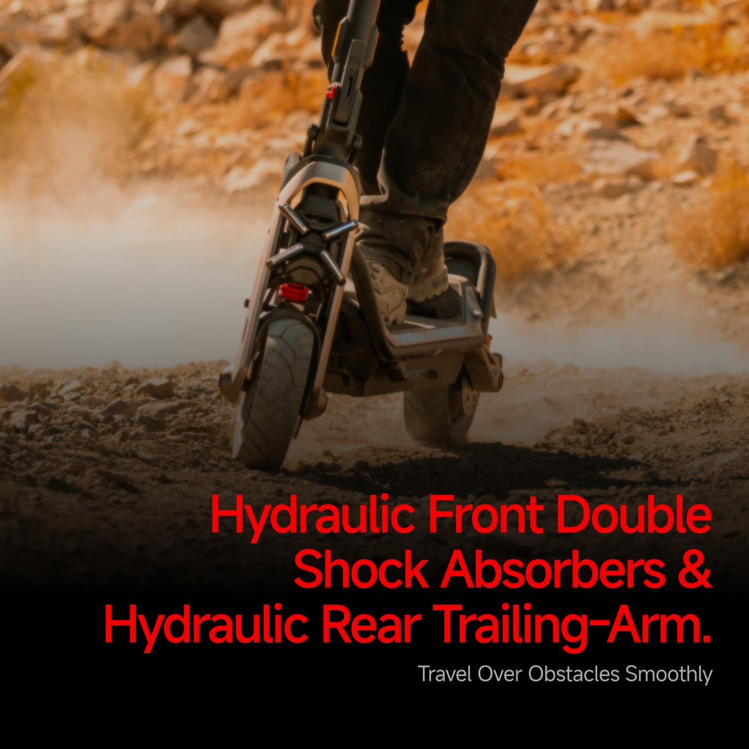 Segway SuperScooter GT3, 31 MPH w/ 45-Mile Long Range, 2400W Peak Motor, Dual Hydraulic Suspension, Self-Sealing Tires, Flash Charging Electric Scooter for Adults, UL 2272/2271 Certified, Gen3