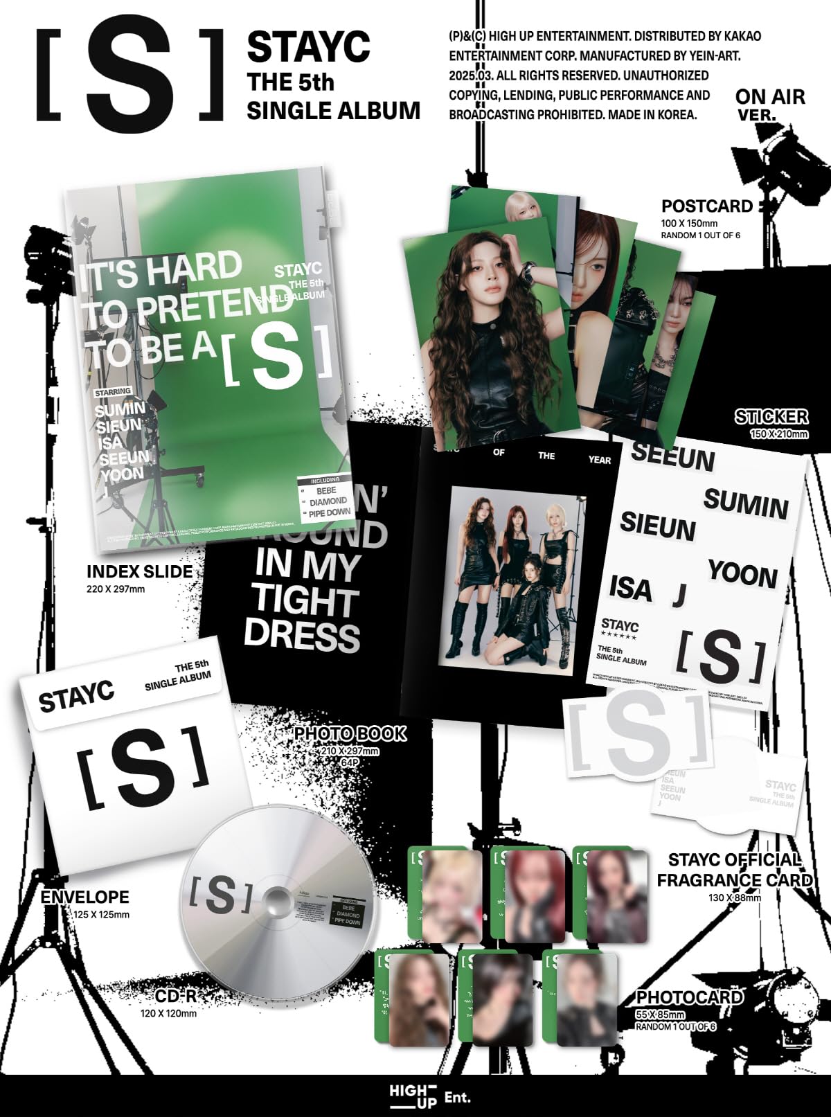 STAYC BEBE S アルバム 直筆 サイン ON AIR ver. Amazon.com: STAYC - S 5th Single Album (ON AIR ver.) : Home