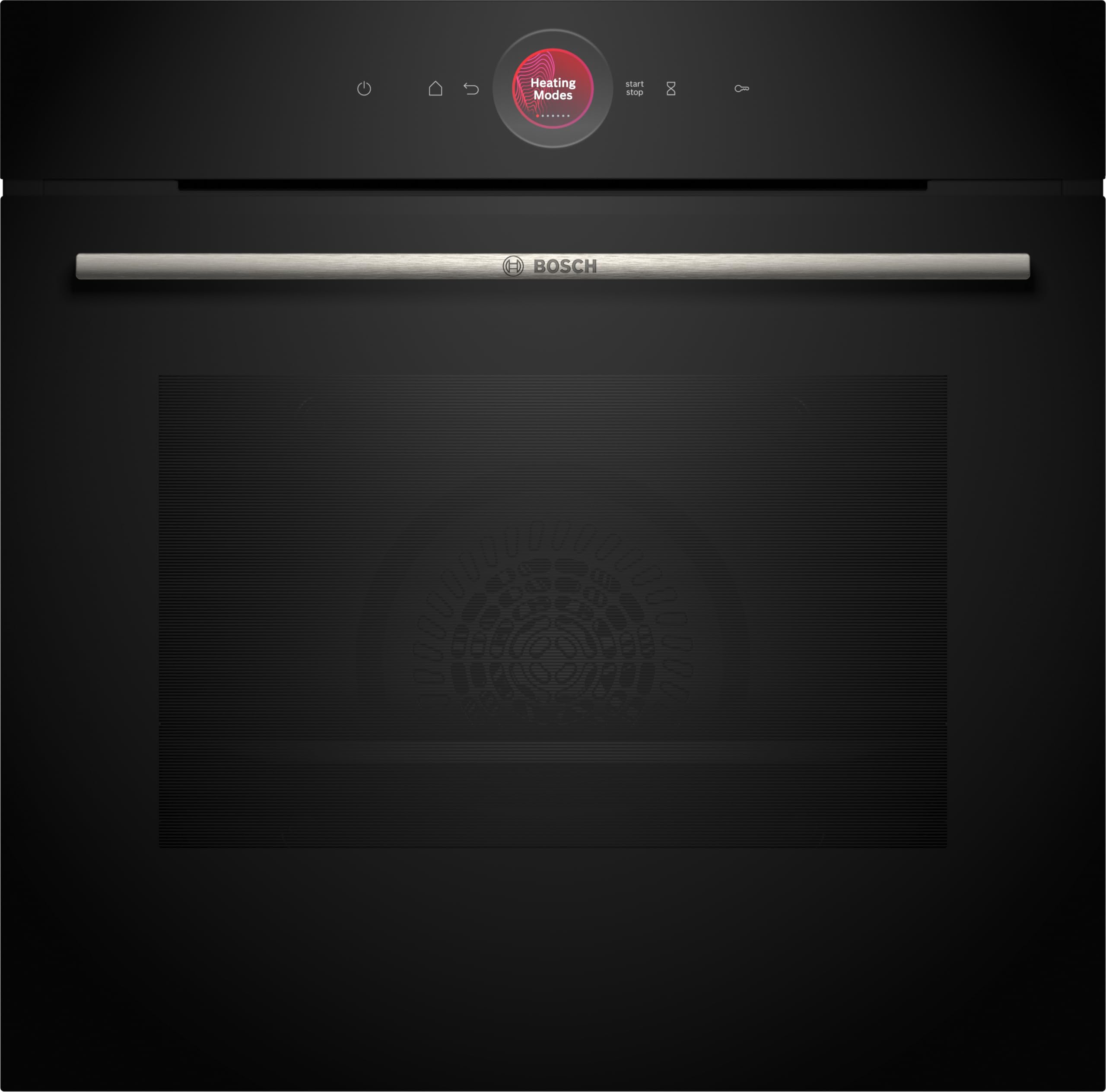 Bosch Series 8 Built In Oven 60x60 cm, Digital Control Ring, TFT Touch Display, Home Connect for control via the App, HBG7341B1M Black, 1 Year Manufacturer Warranty