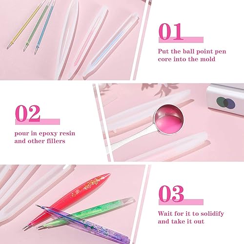 Miniatura 10 de Molde de silicona de resina con forma de cohete molde de carrete de insignia de resina epoxi para hacer joyas y colgantes agarre de teléfono y