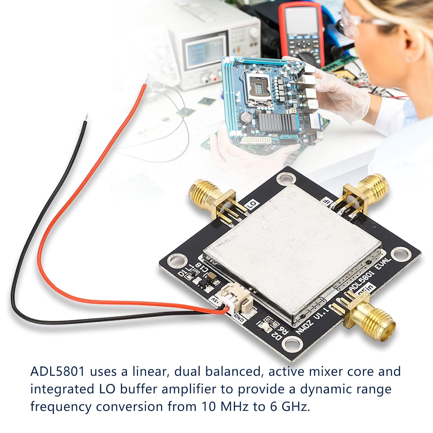10M to 6GHZ Active Frequency Mixer, Active Mixer Module, Double Balanced Frequency Mixer