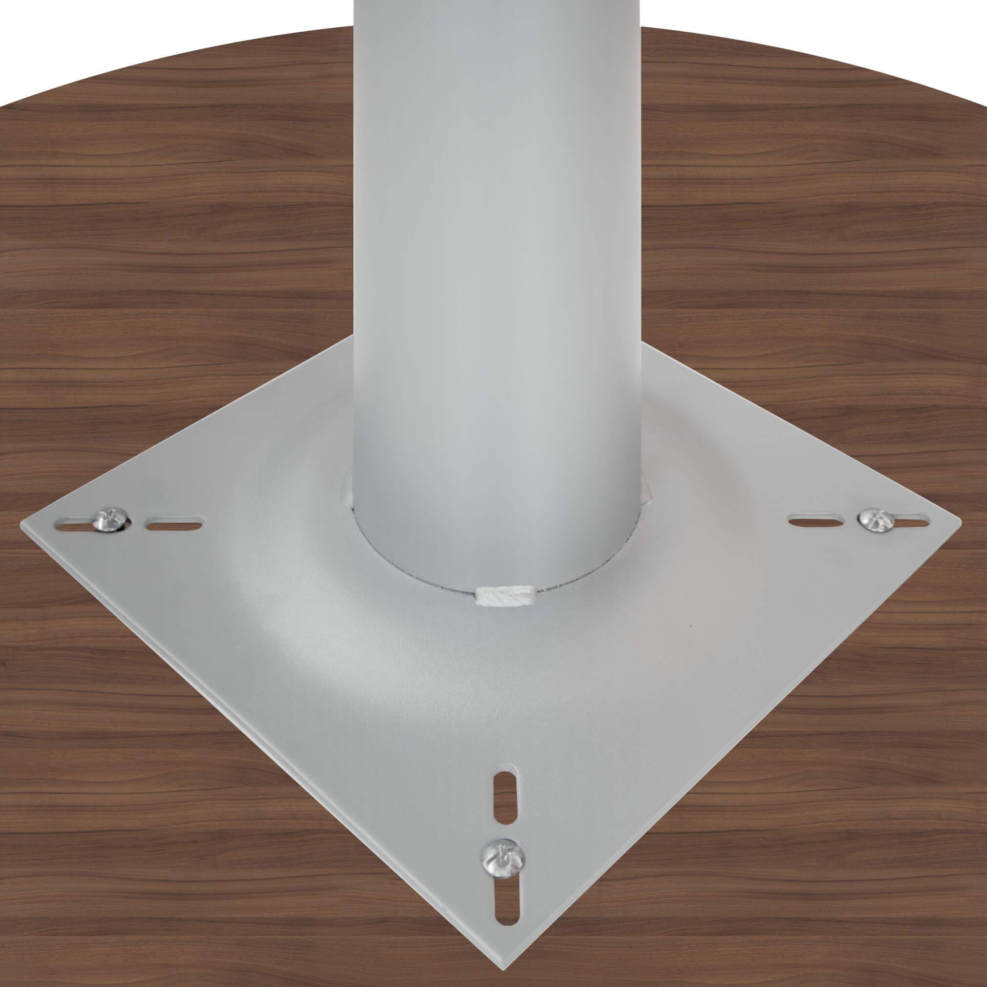 Weber Büro Optima - Tavolo rotondo per riunioni, Ø 100 cm, in legno di noce