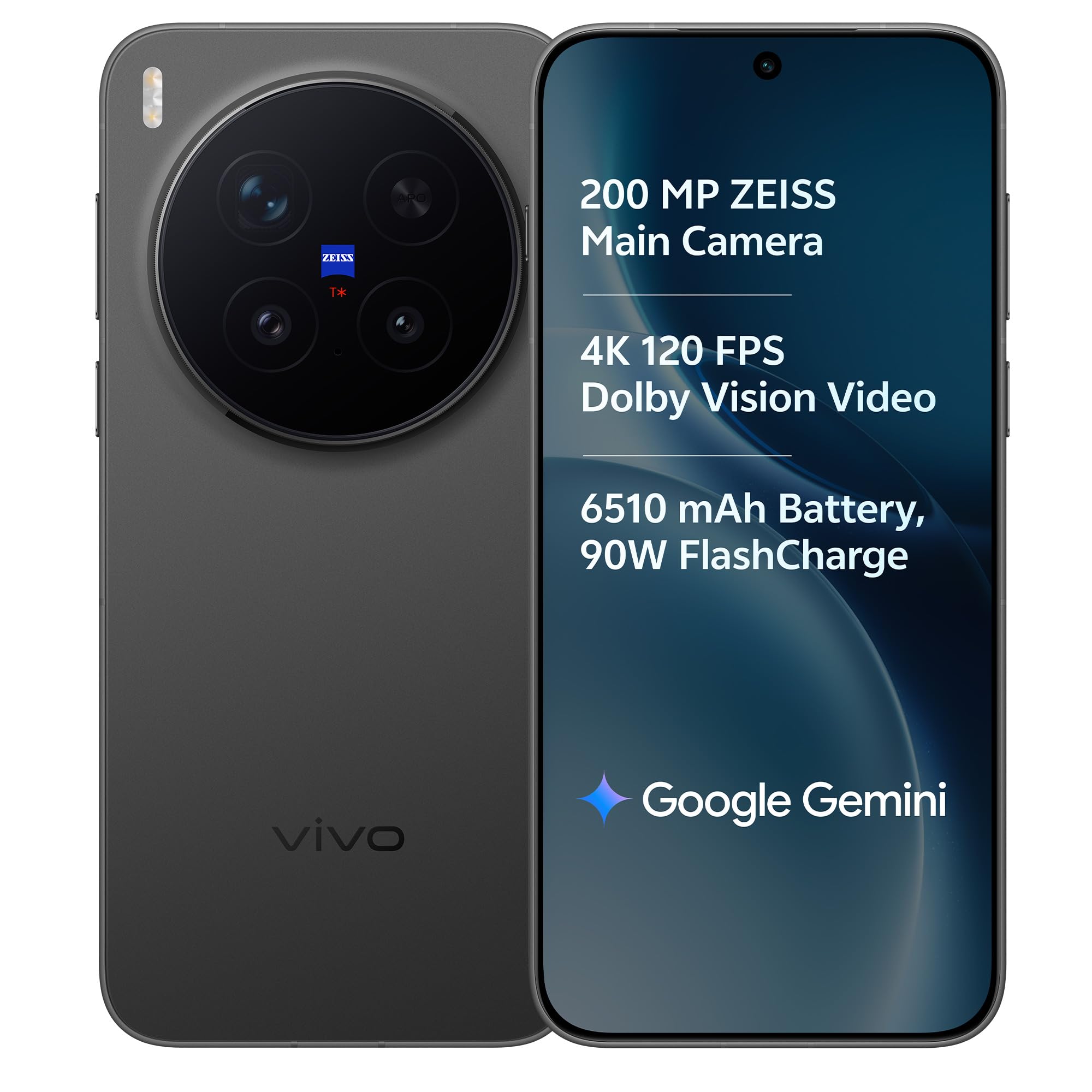 vivo X300 Pro 5G (Elite Black, 16GB RAM, 512GB Storage) with No