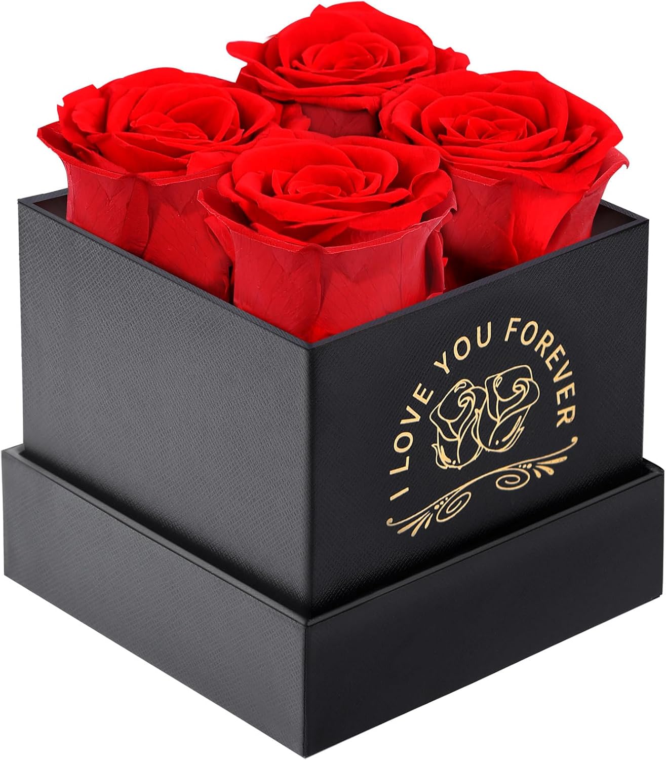Roses in a Box,Rose Flower Gifts for Women, Valentines Day