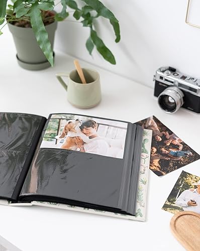 Miniatura 6 de Kokonote Álbum de fotos botánico de cactus  Álbum de fotos de 8 x 5 pulgadas  5.1 x 7.9 in  Álbum de fotos familiar de 200 bolsillos  Regalos para