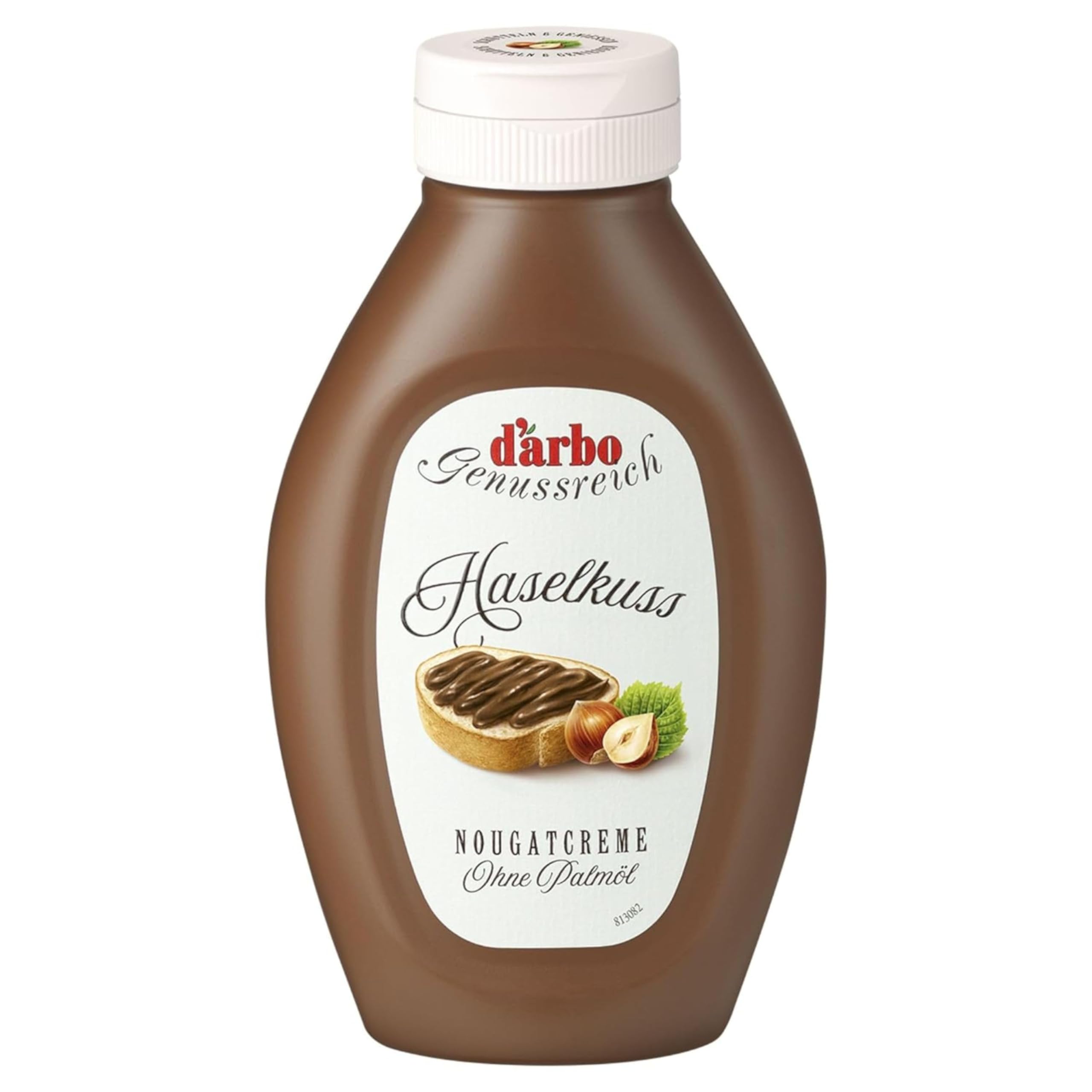 Darbo Haselkuss Nougatcreme | 6x320g Vorteilspack | Köstliche Haselnusscreme in praktischer Dosierflasche | Fein-cremige Konsistenz für Brot, Crêpes, Milchreis, Müsli, Kuchen & Eis